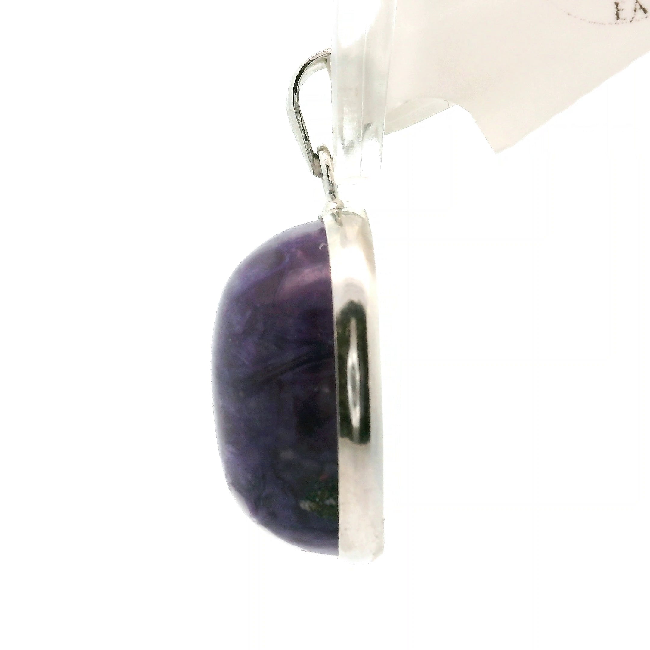 Charoite Pendant .925 Silver for Enhancing your Intuitive Gifts and Spiritual Transformation