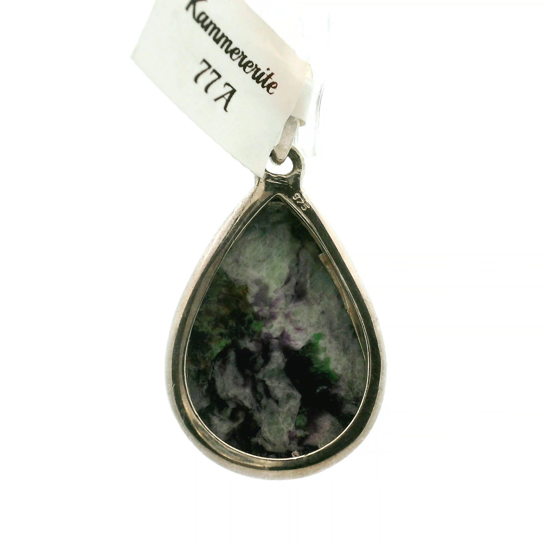 Kammererite Pendant .925 Silver for Balance, Enlightenment, Harmony and Joy
