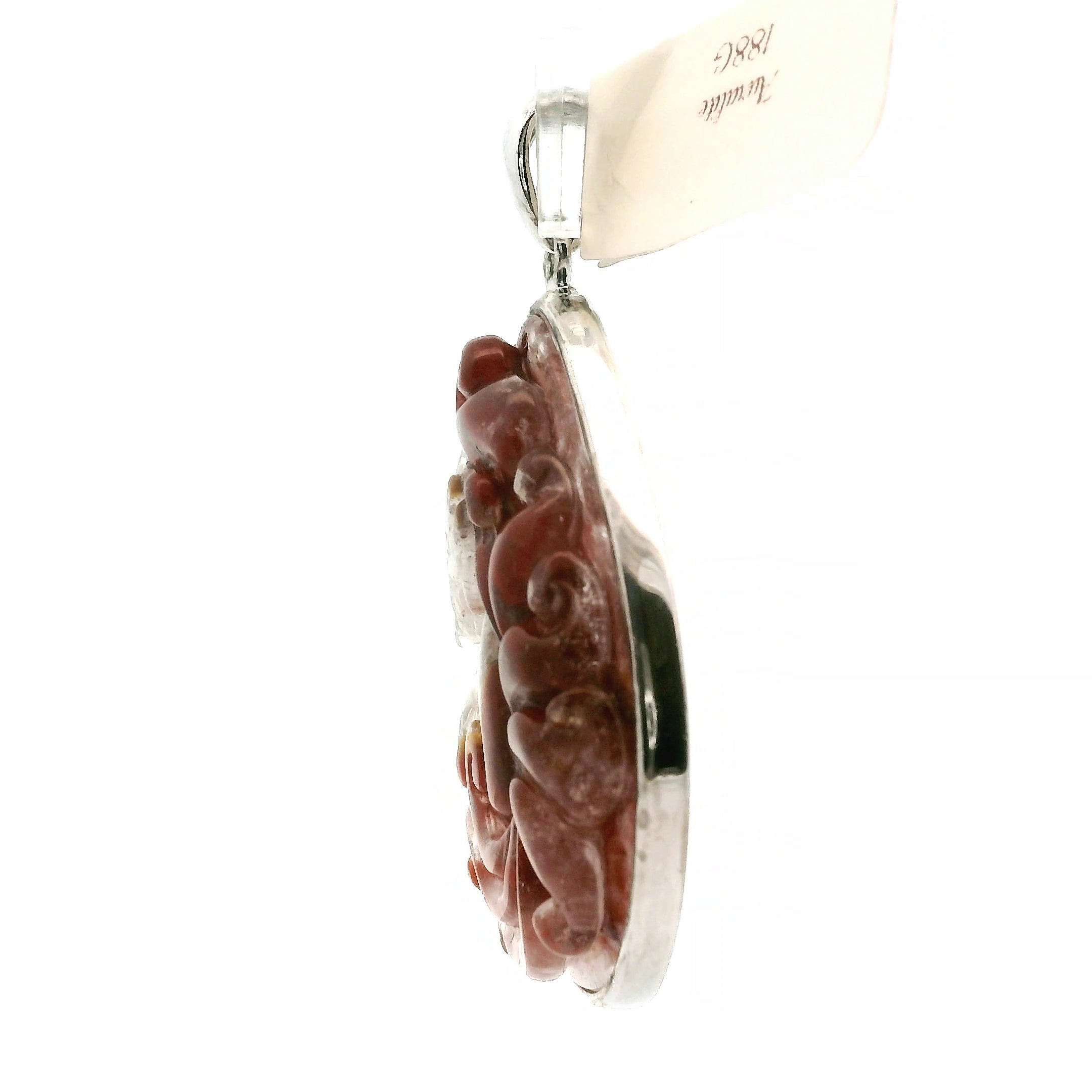 Auralite 23 Ninetails Pendant .925 Silver for Intuition and Protection