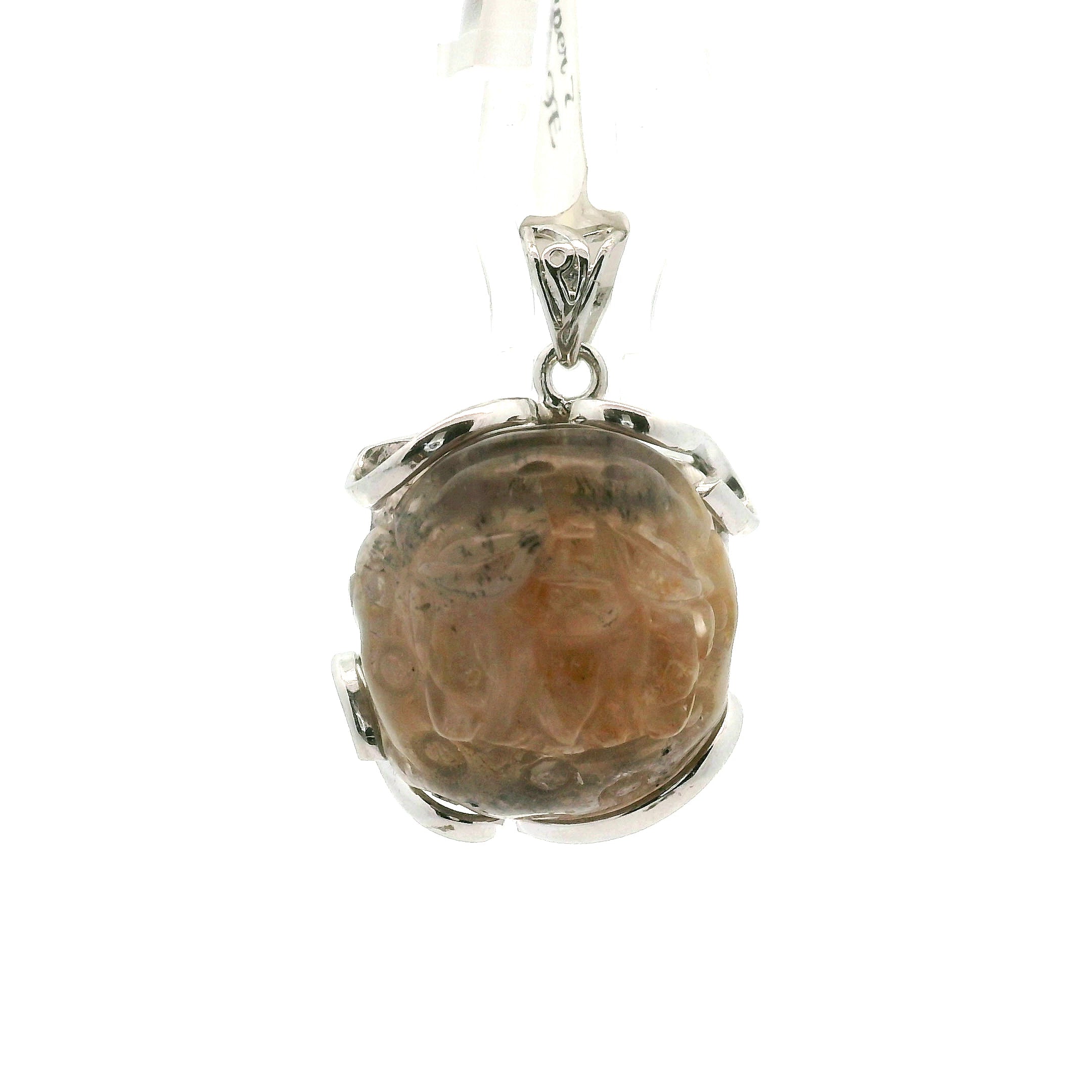 Super 7 Money Toad Pendant .925 Silver for Awakening your Gifts and Creating your Dream Life