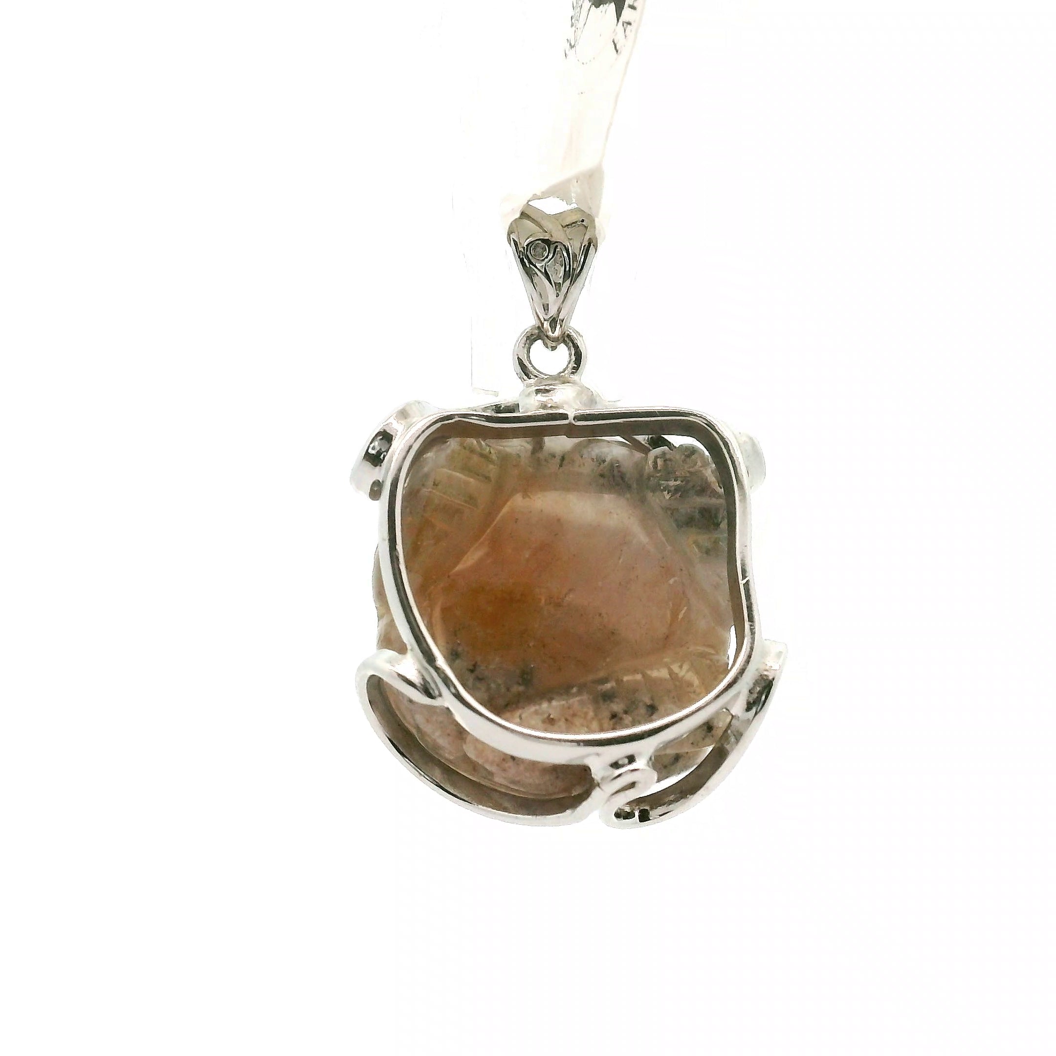 Super 7 Money Toad Pendant .925 Silver for Awakening your Gifts and Creating your Dream Life