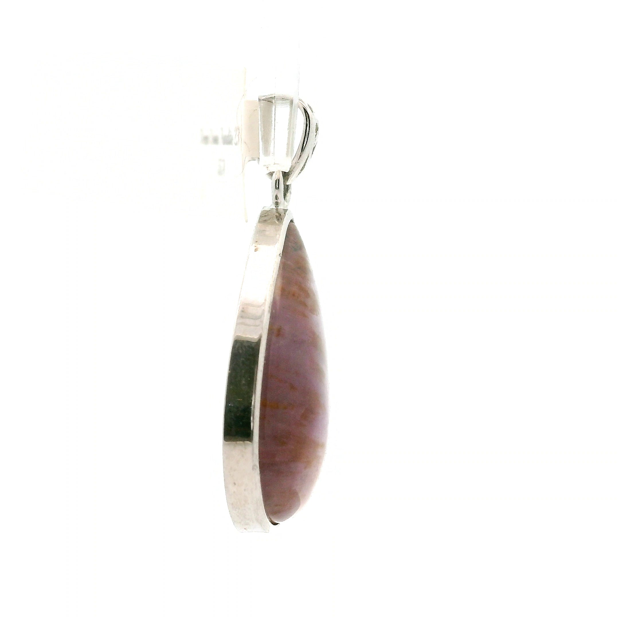 Deep Divine Auralite 23 Pendant .925 Silver for Intuition and Protection