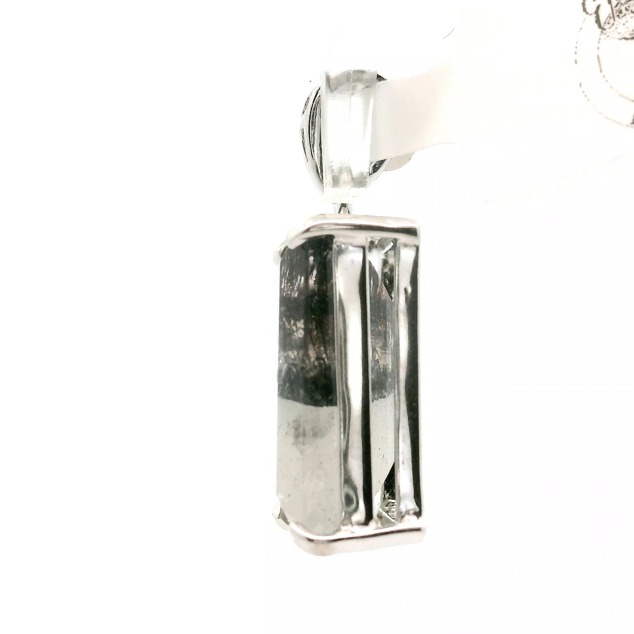 Yin Yang Black Super 7 Pendant .925 Silver (High Quality) for Awakening your Gifts and Creating your Dream Life