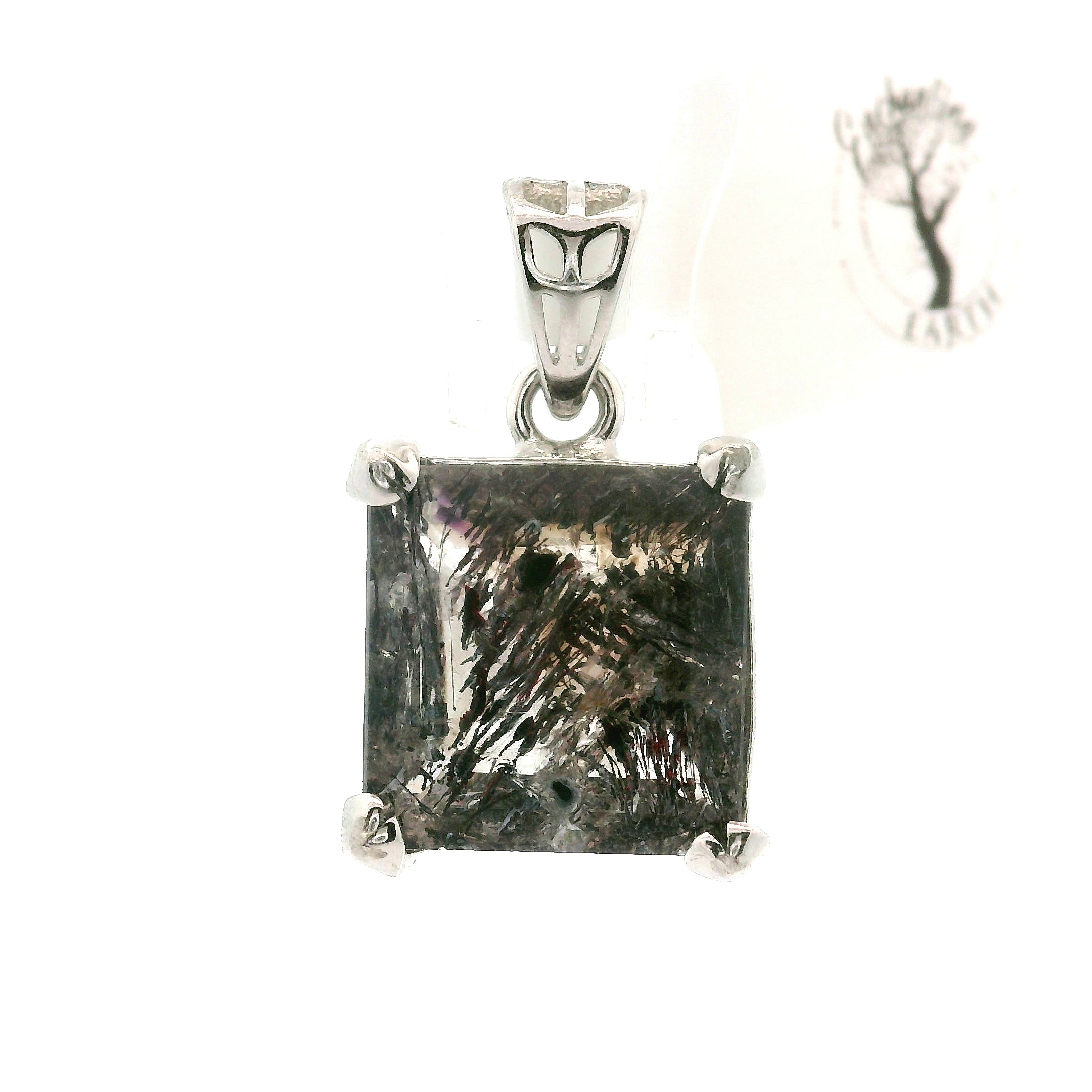 Black Super 7 Pendant .925 Silver (High Quality) for Awakening your Gifts and Creating your Dream Life