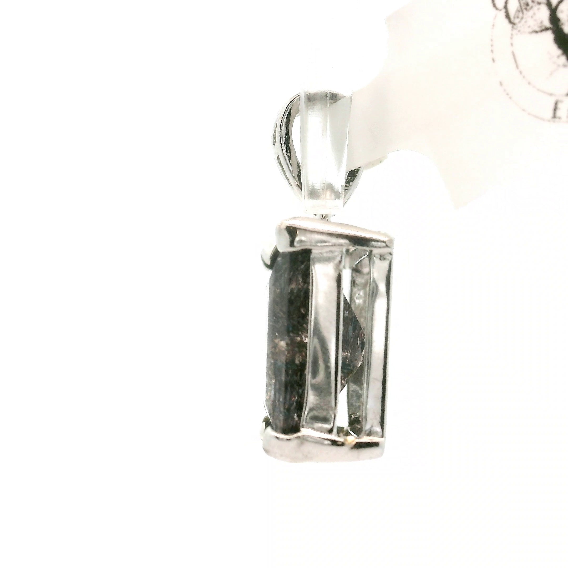 Black Super 7 Pendant .925 Silver (High Quality) for Awakening your Gifts and Creating your Dream Life