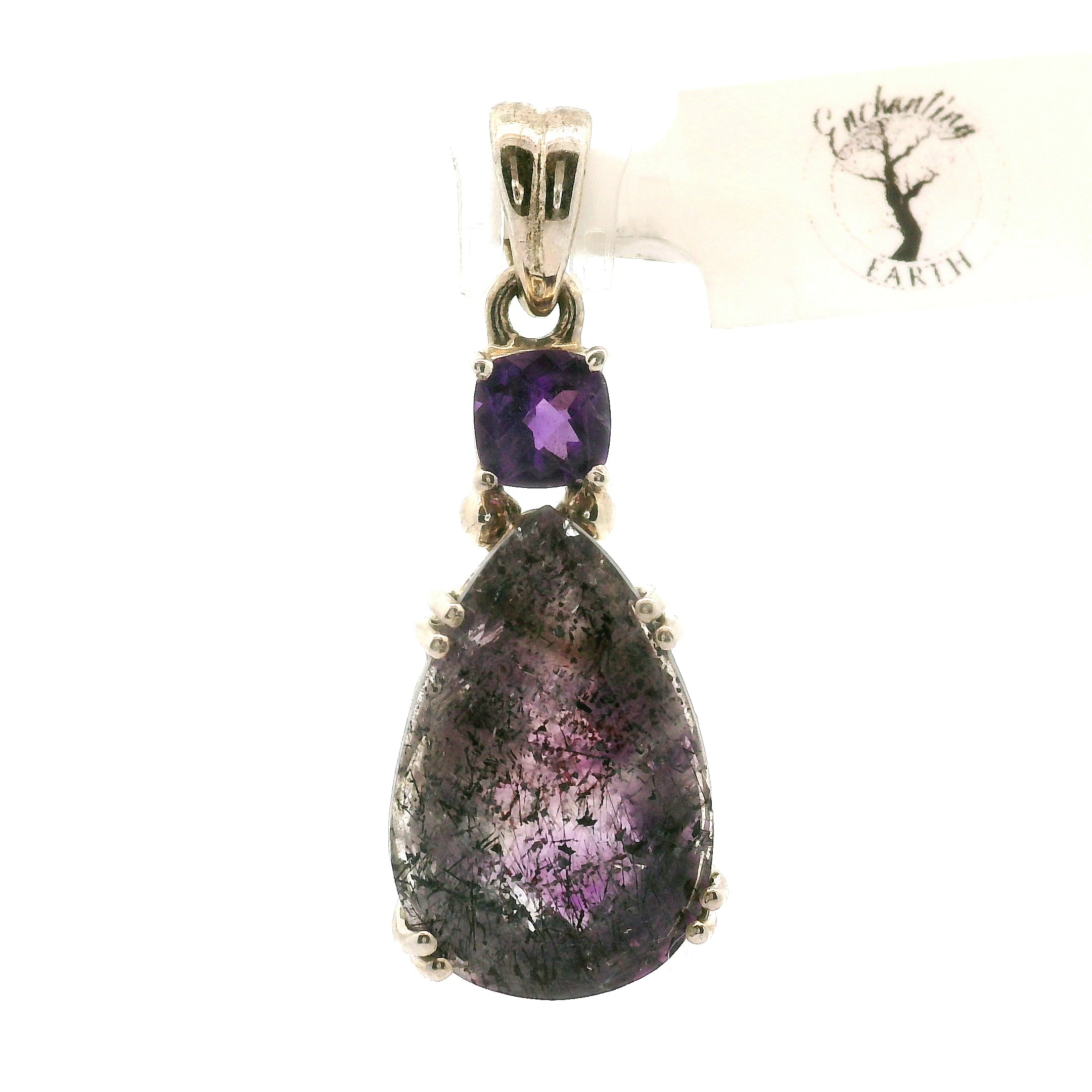 Super 7 Multi-Stone Pendant .925 Silver for Awakening your Gifts and Creating your Dream Life