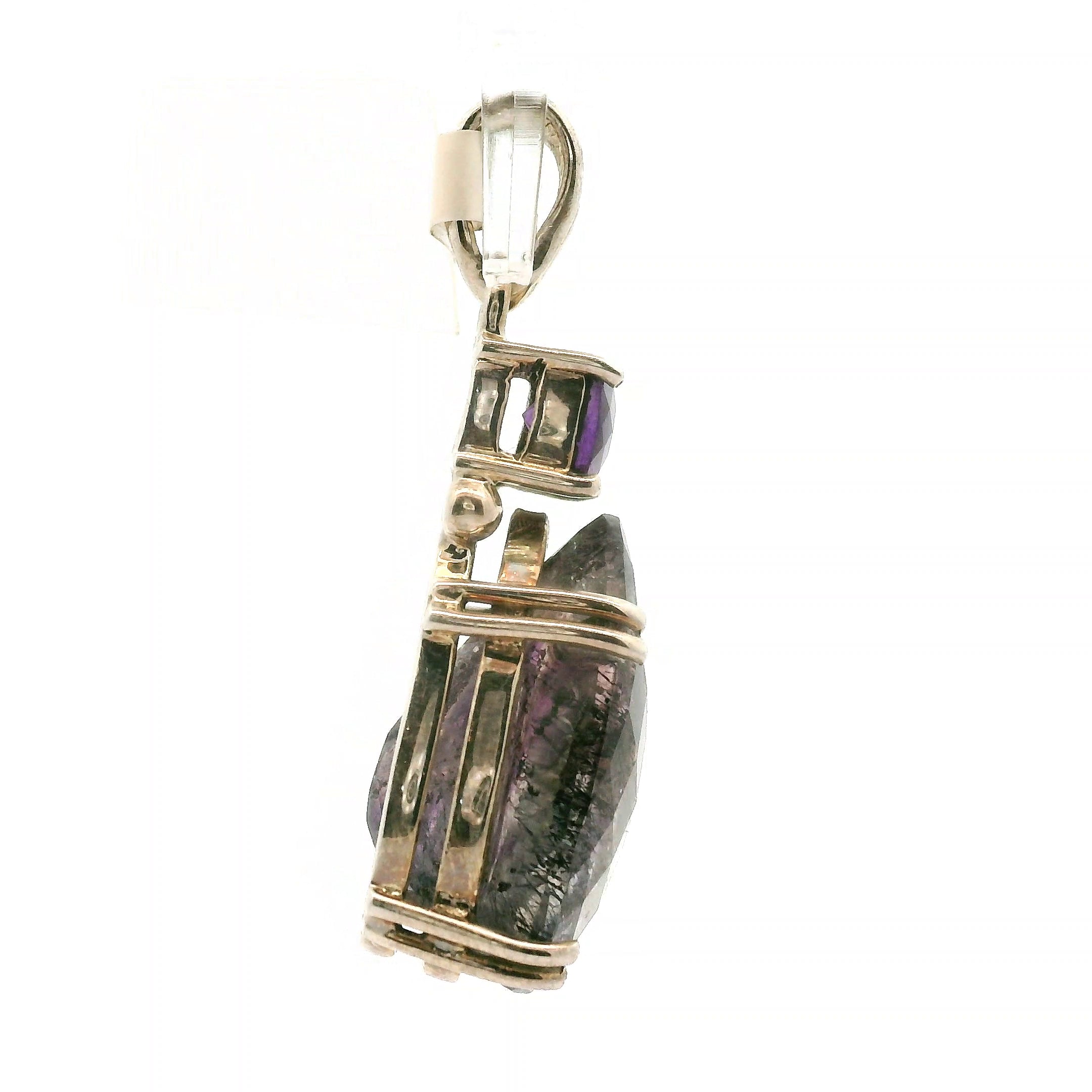 Super 7 Multi-Stone Pendant .925 Silver for Awakening your Gifts and Creating your Dream Life