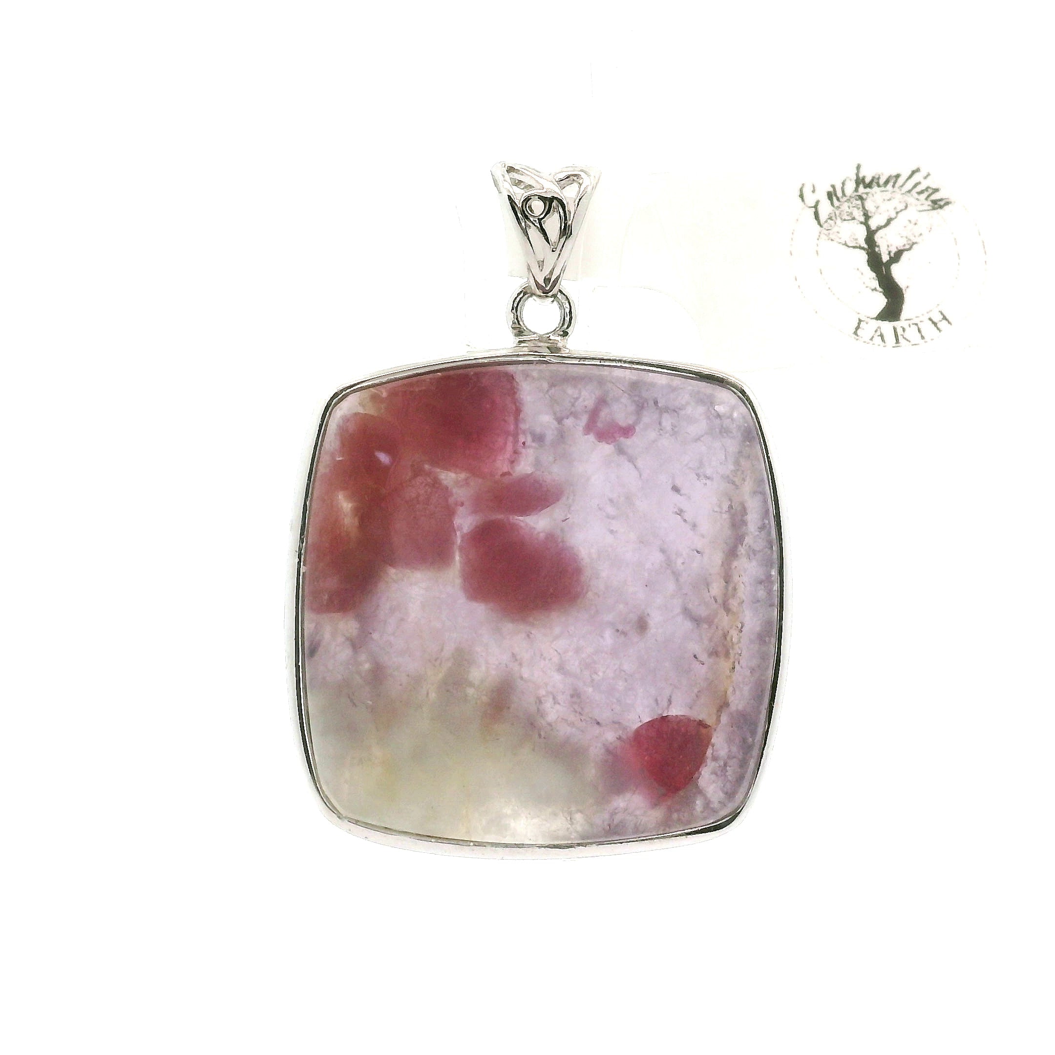 Unicorn Stone Pendant .925 Silver for Awareness, Communication and Meditation