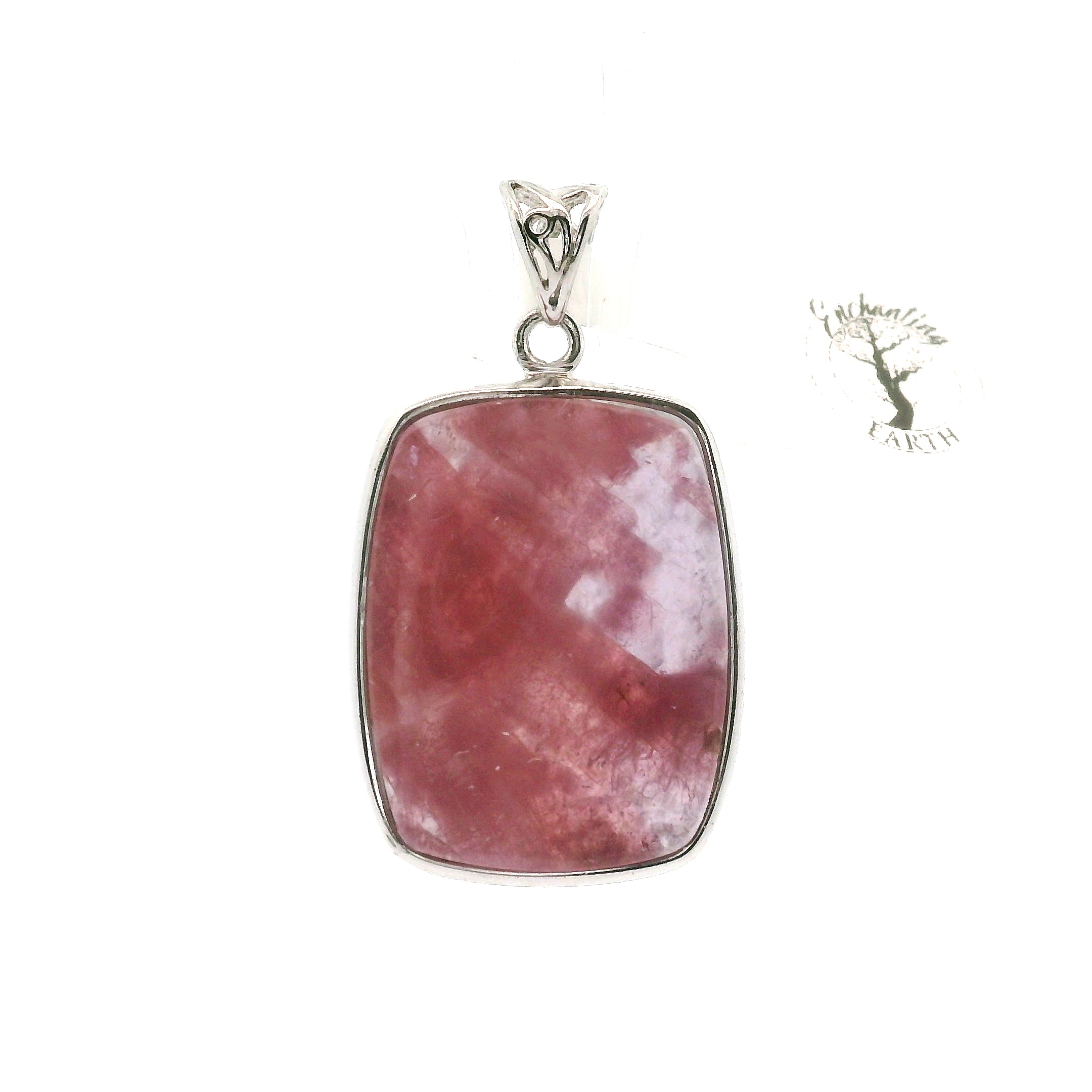 Unicorn Stone Pendant .925 Silver for Awareness, Communication and Meditation