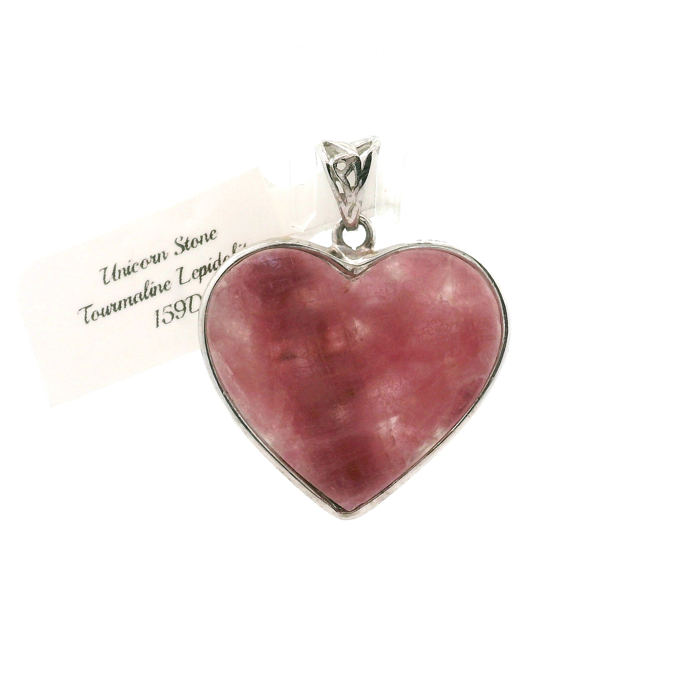 Unicorn Stone Pendant .925 Silver for Awareness, Communication and Meditation