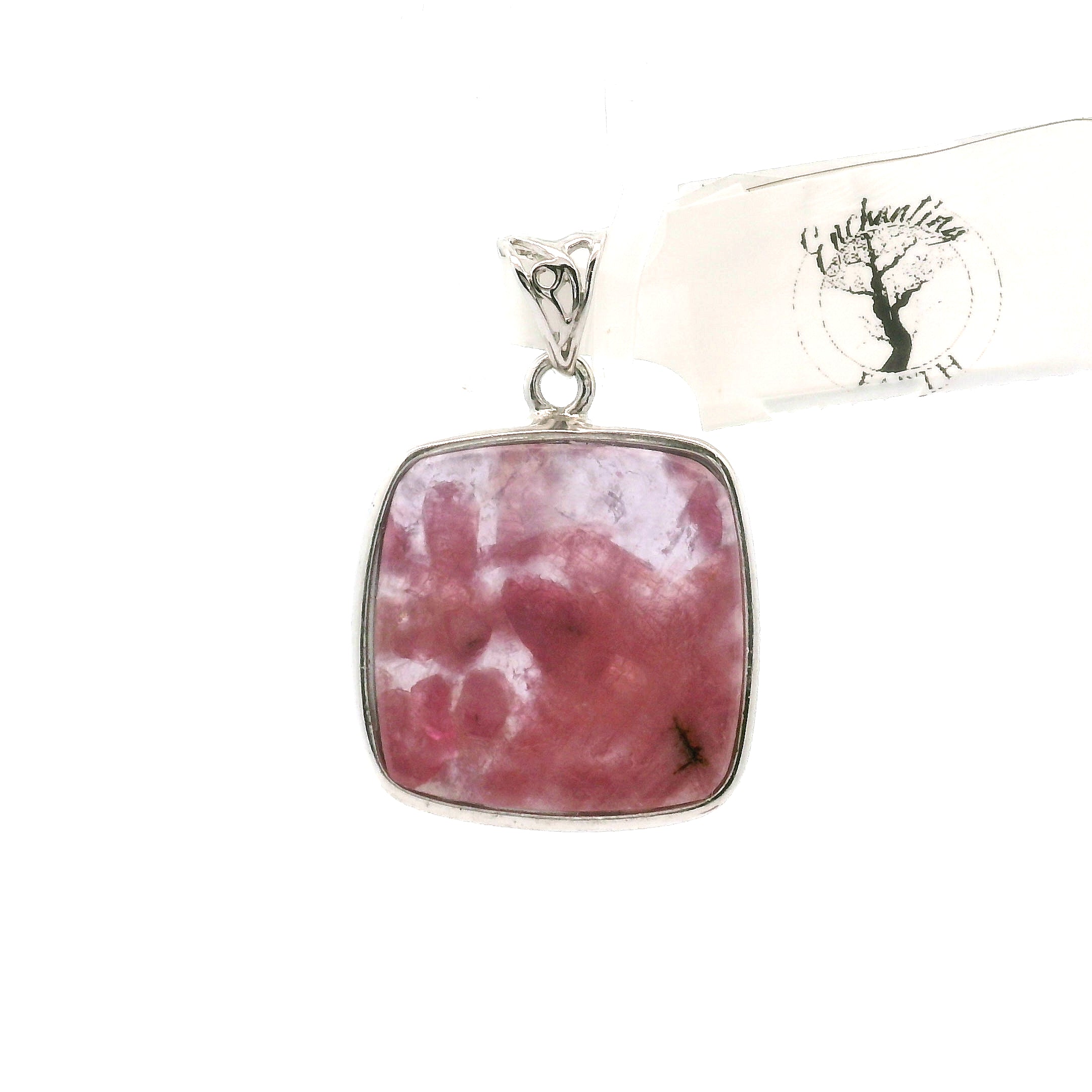 Unicorn Stone Pendant .925 Silver for Awareness, Communication and Meditation