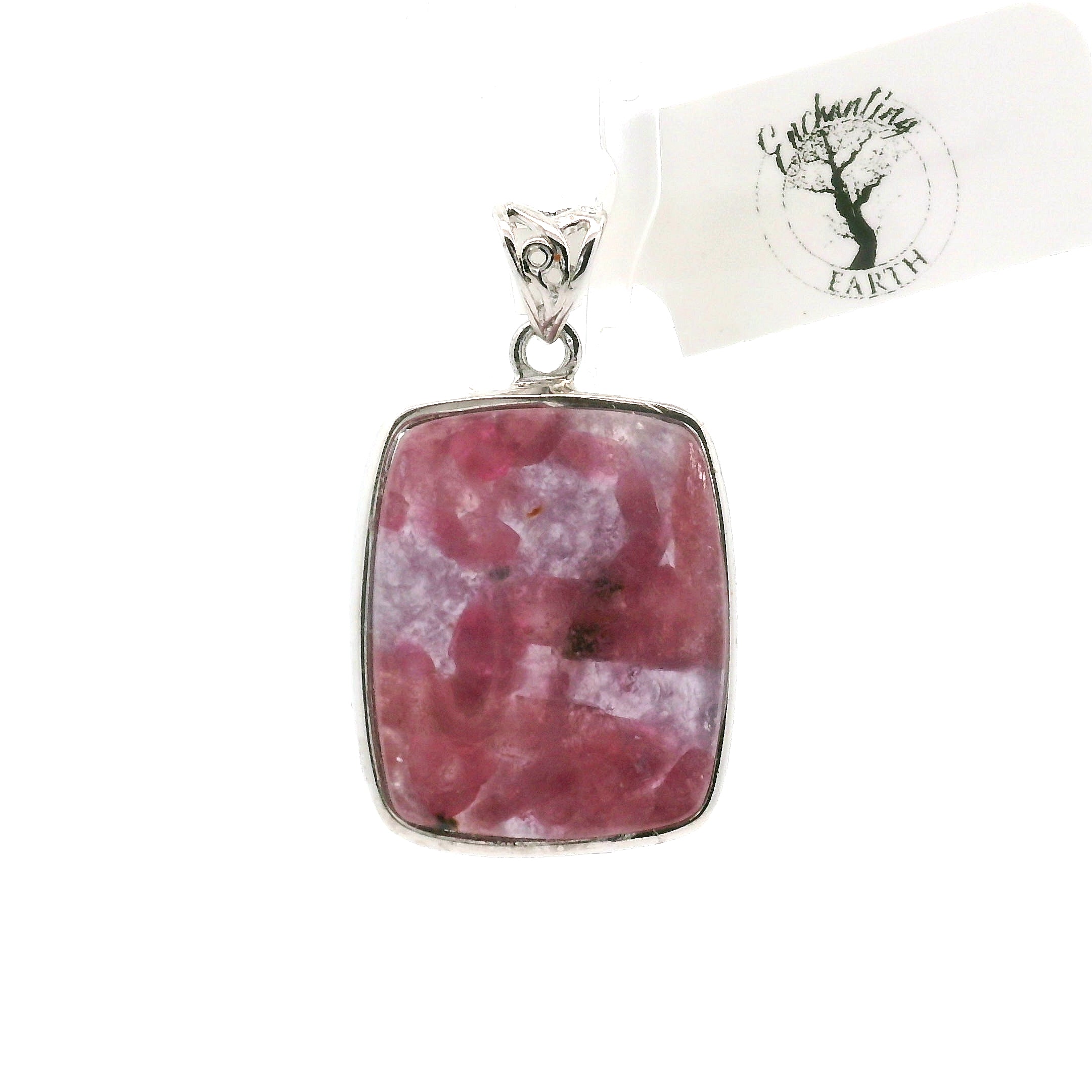 Unicorn Stone Pendant .925 Silver for Awareness, Communication and Meditation