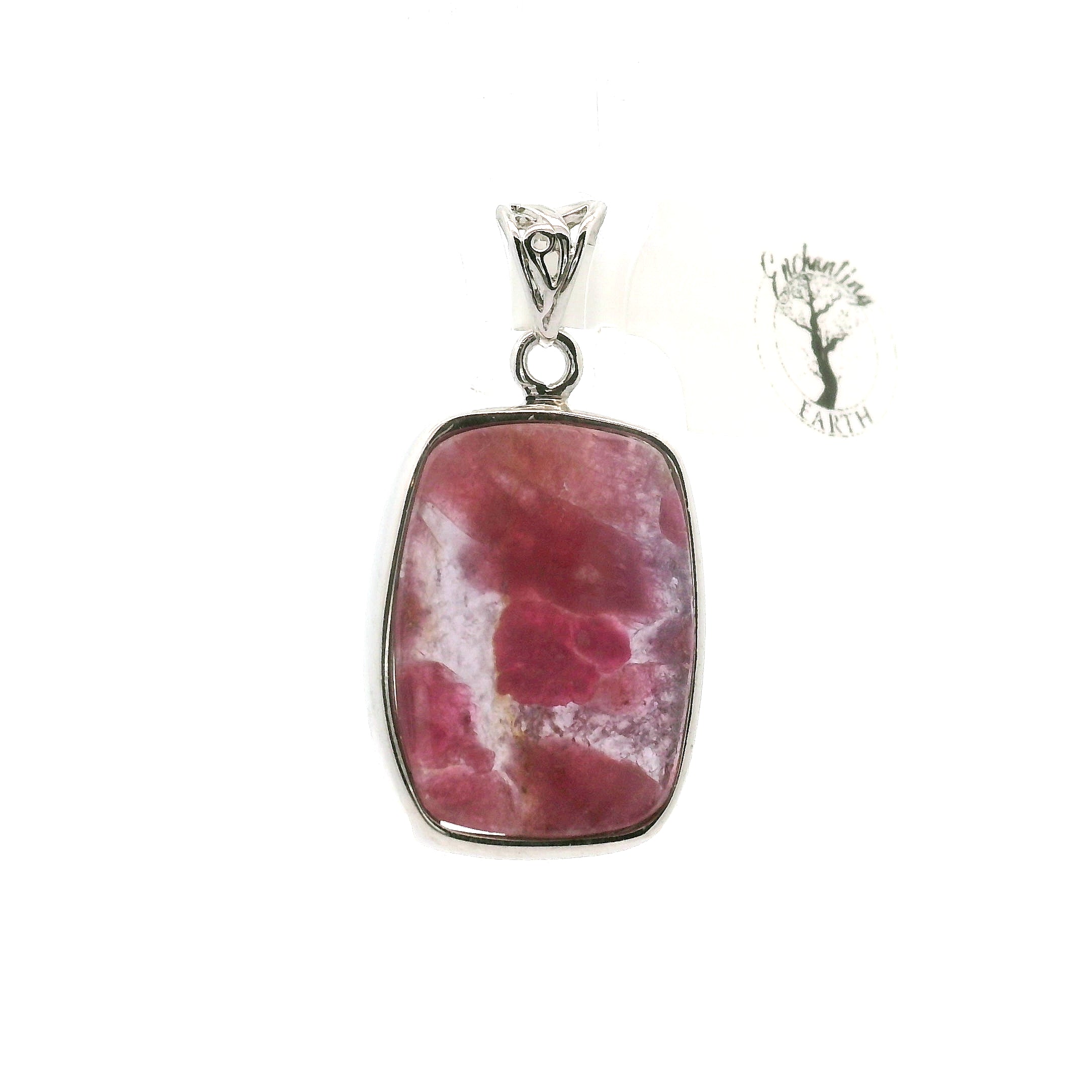 Unicorn Stone Pendant .925 Silver for Awareness, Communication and Meditation