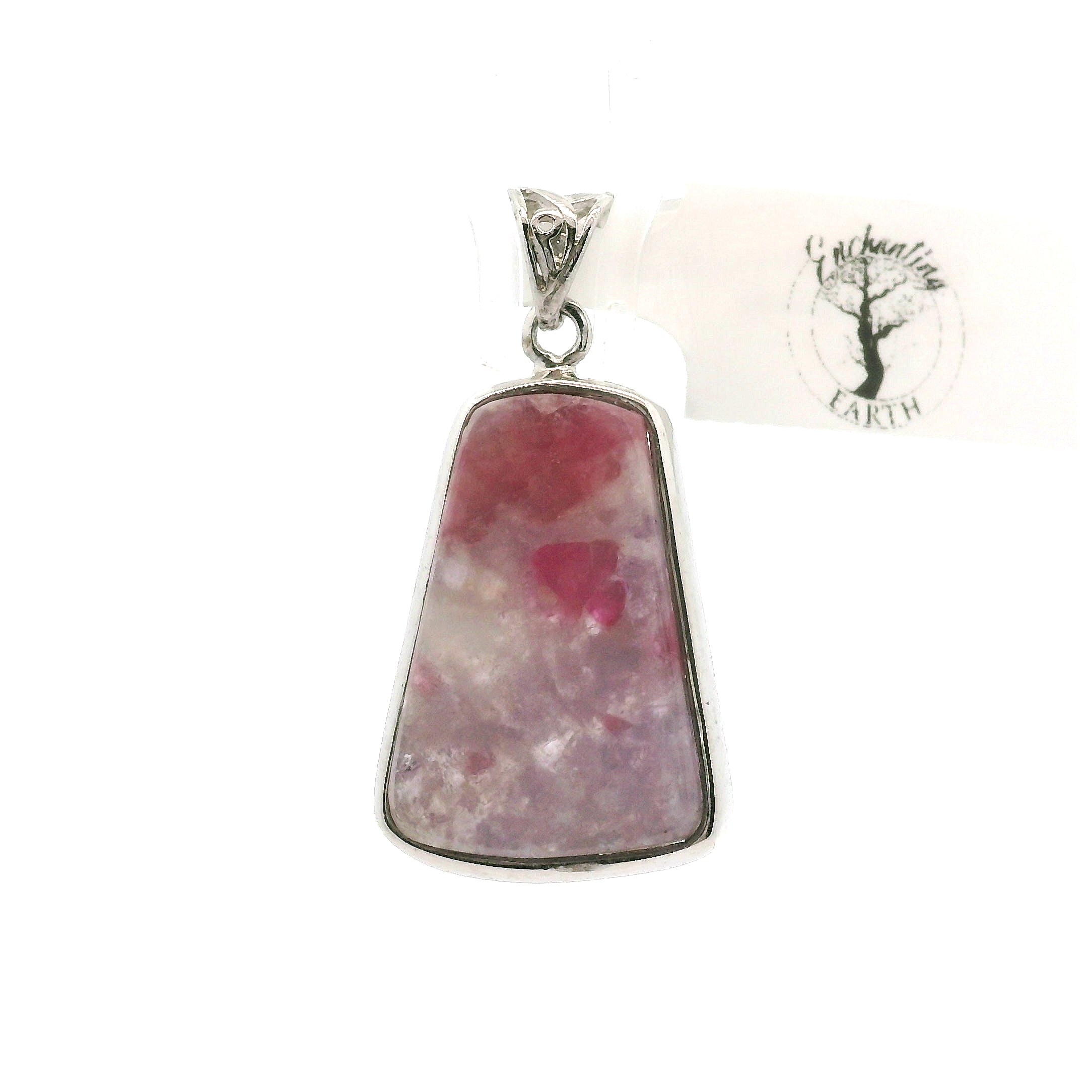 Unicorn Stone Pendant .925 Silver for Awareness, Communication and Meditation