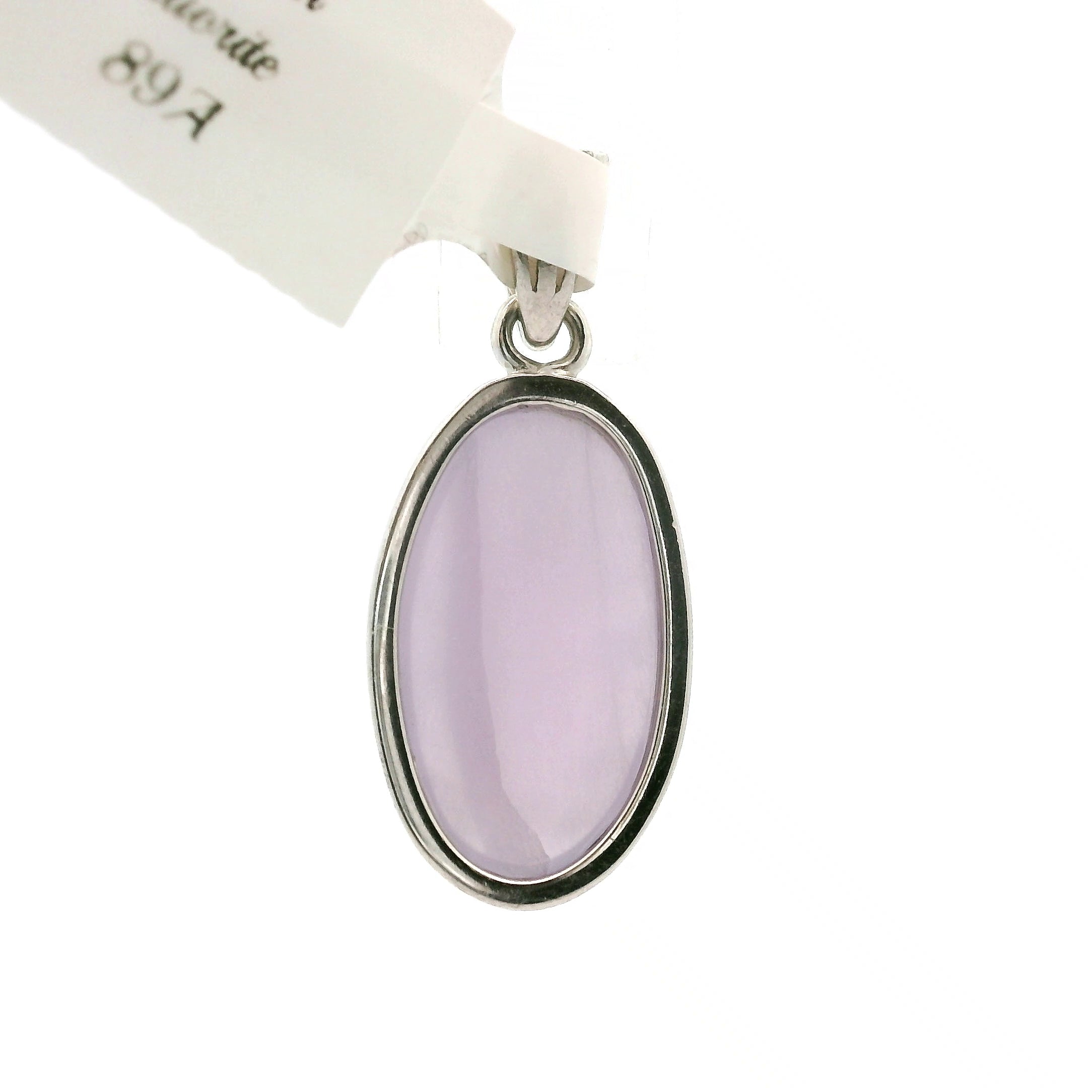 Yttrium Fluorite Pendant .925 Silver for Clarity and Focus
