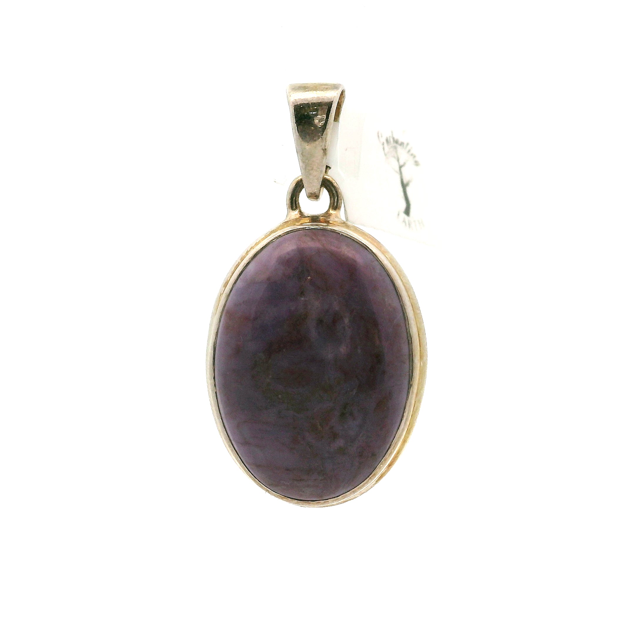 Lavender Jade Pendant .925 Silver for Intuition and Uncovering the Hearts True Desires