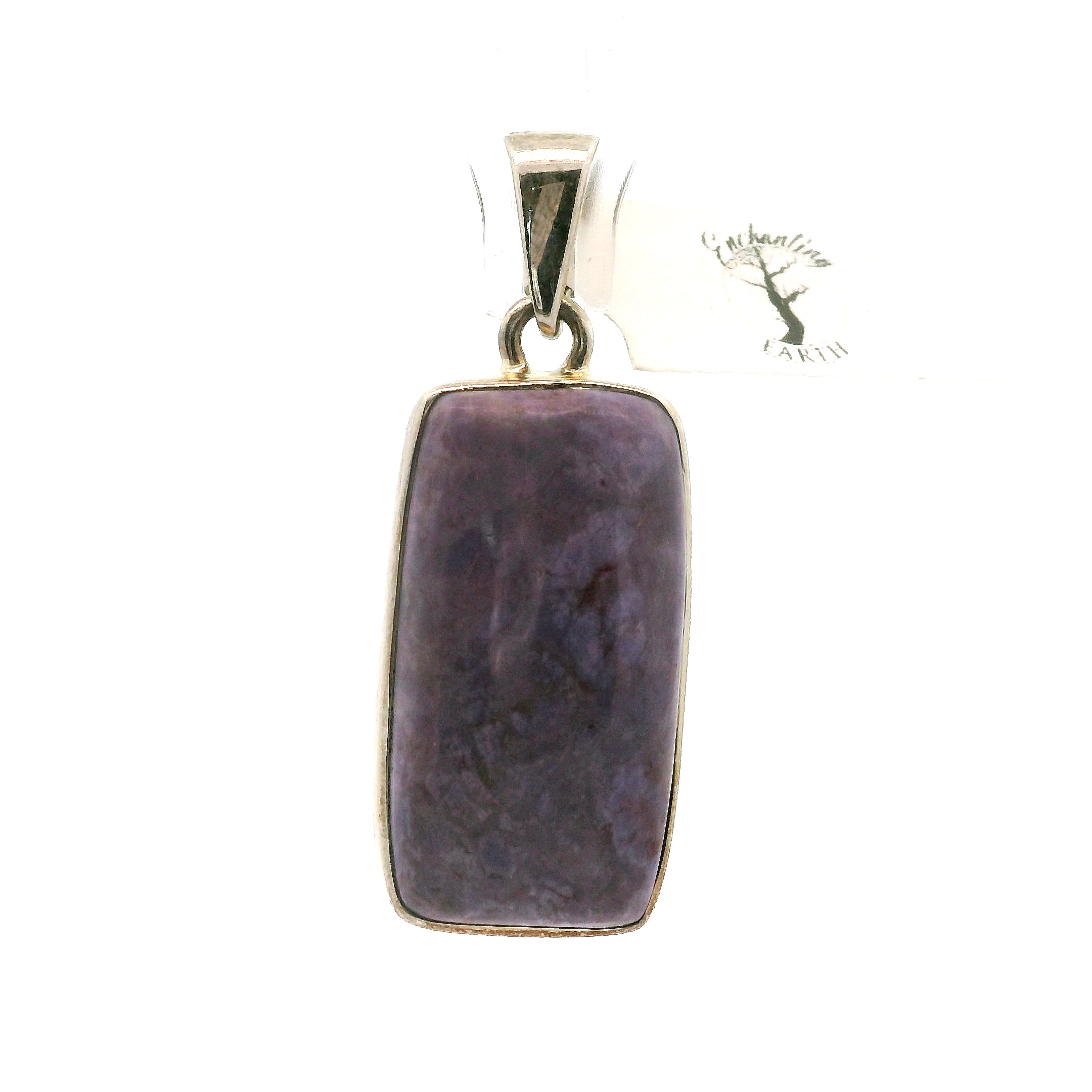 Lavender Jade Pendant .925 Silver for Intuition and Uncovering the Hearts True Desires