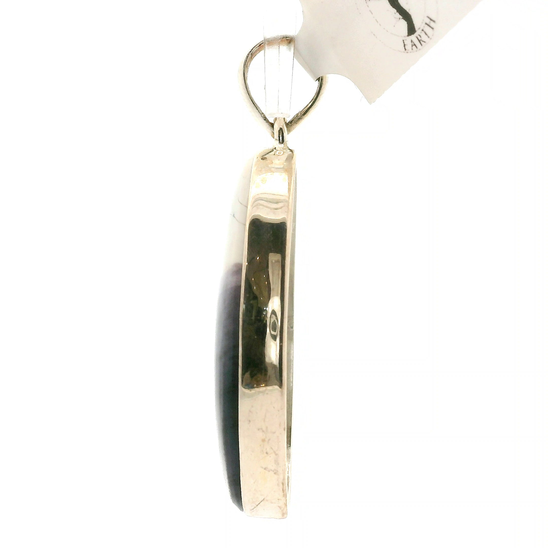 Hyacinth Jasper Pendant .925 Silver for Calm and Clarity