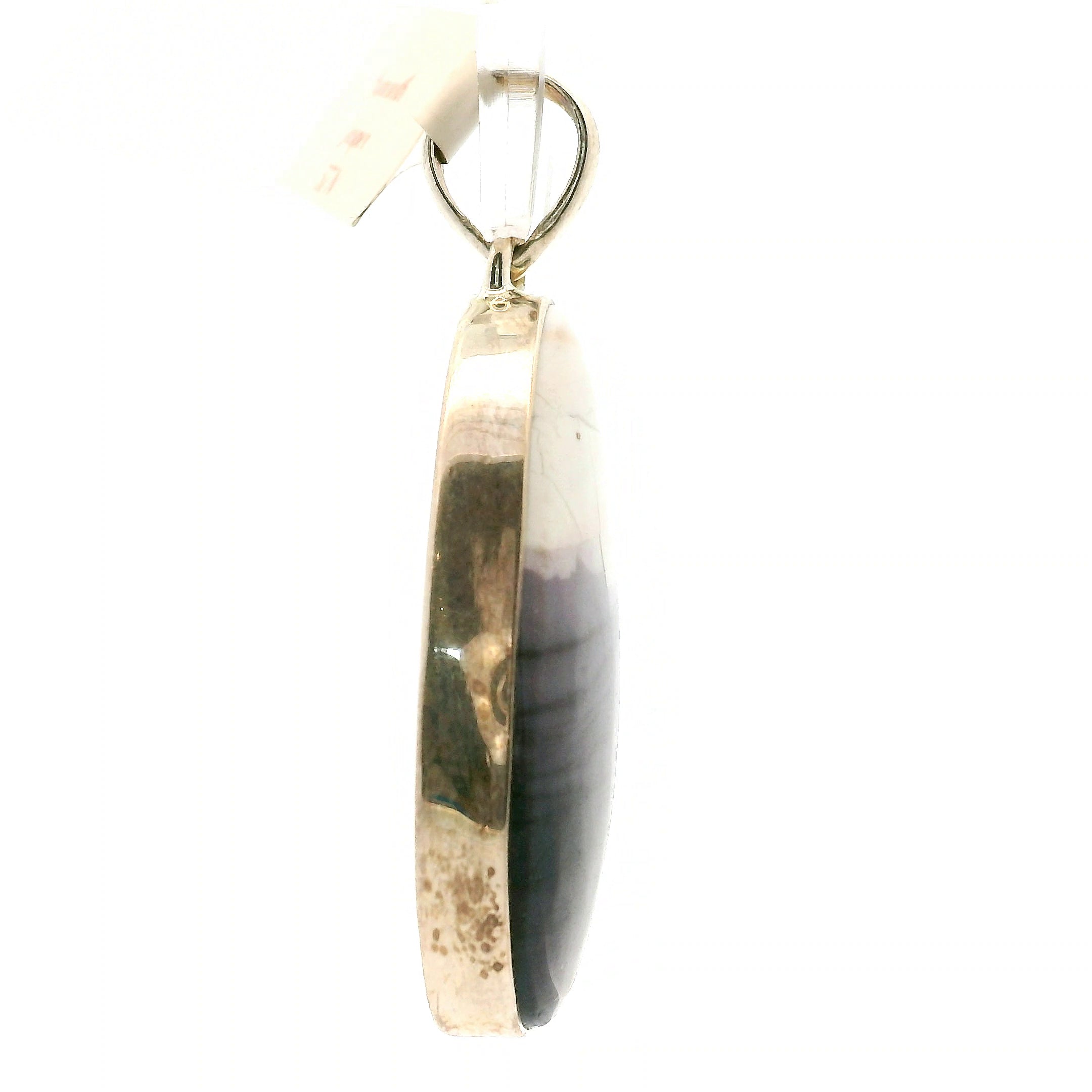 Hyacinth Jasper Pendant .925 Silver for Calm and Clarity