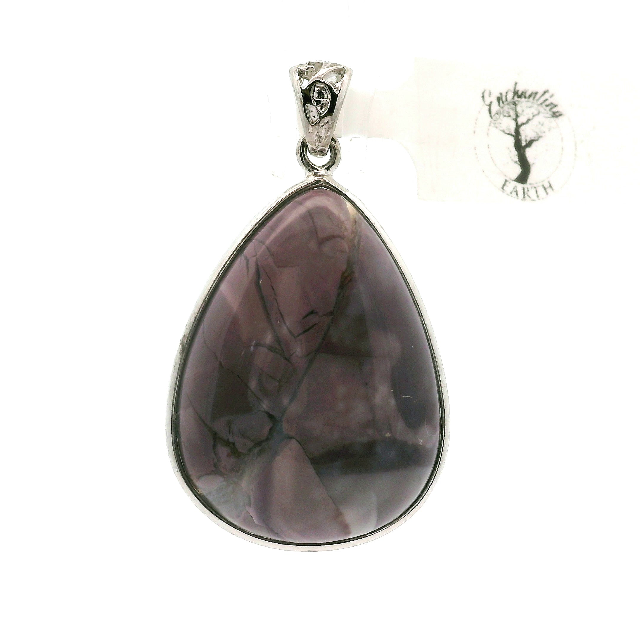 Hyacinth Jasper Pendants .925 Silver for Calm and Clarity