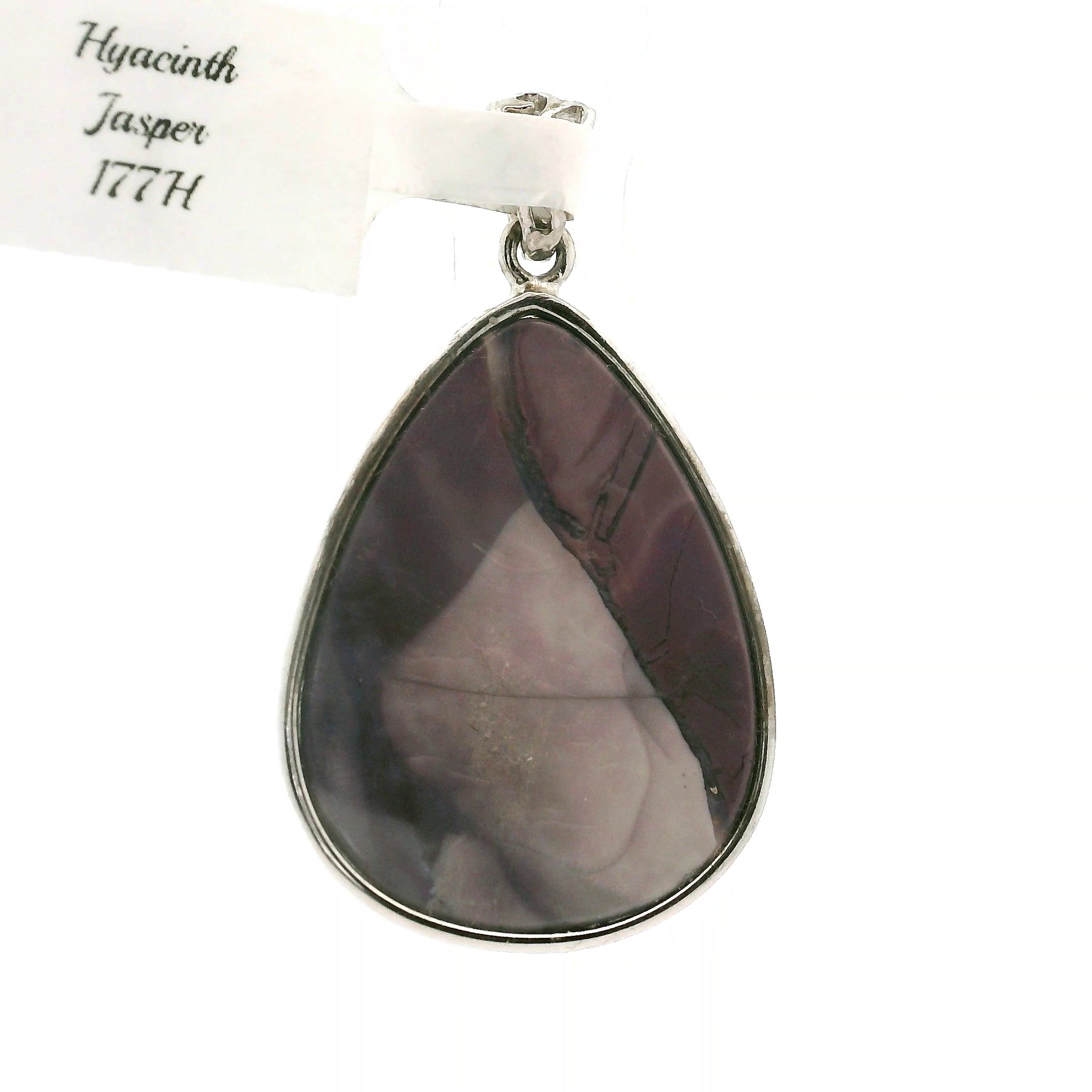 Hyacinth Jasper Pendants .925 Silver for Calm and Clarity