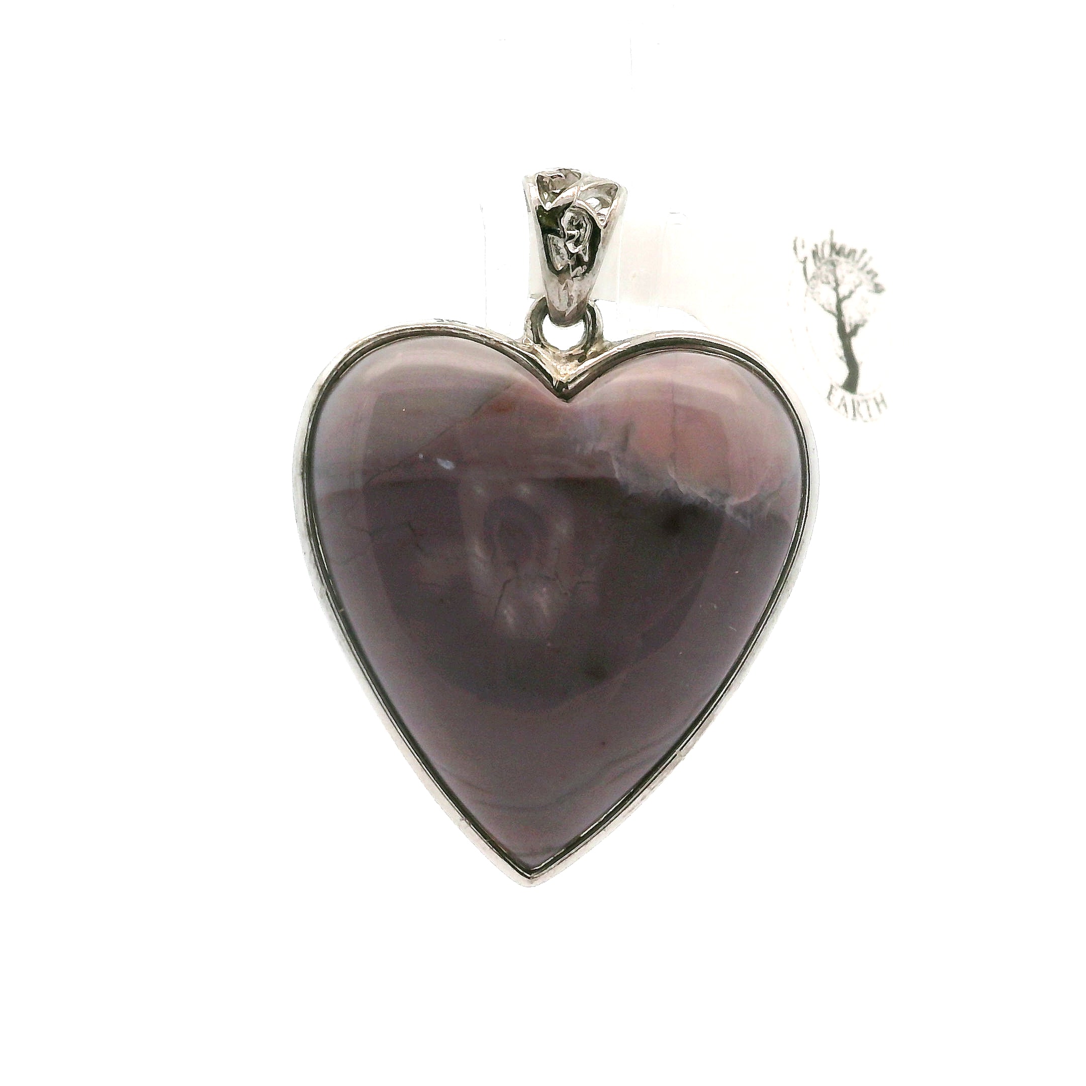 Hyacinth Jasper Pendants .925 Silver for Calm and Clarity