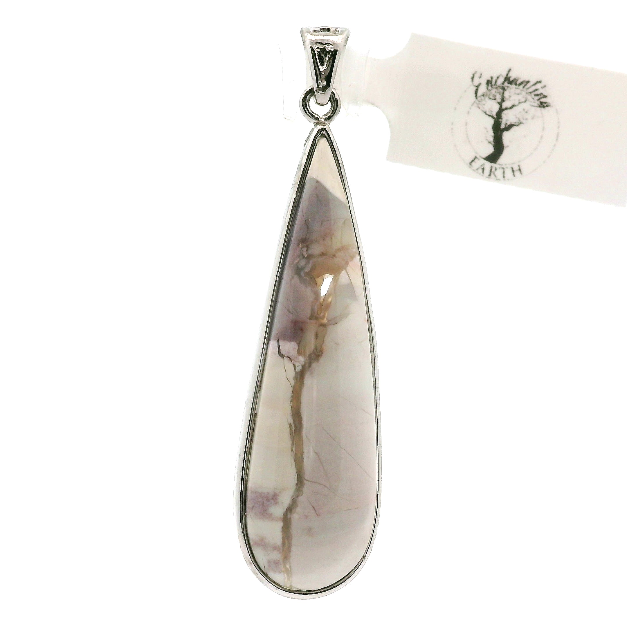 Hyacinth Jasper Pendants .925 Silver for Calm and Clarity