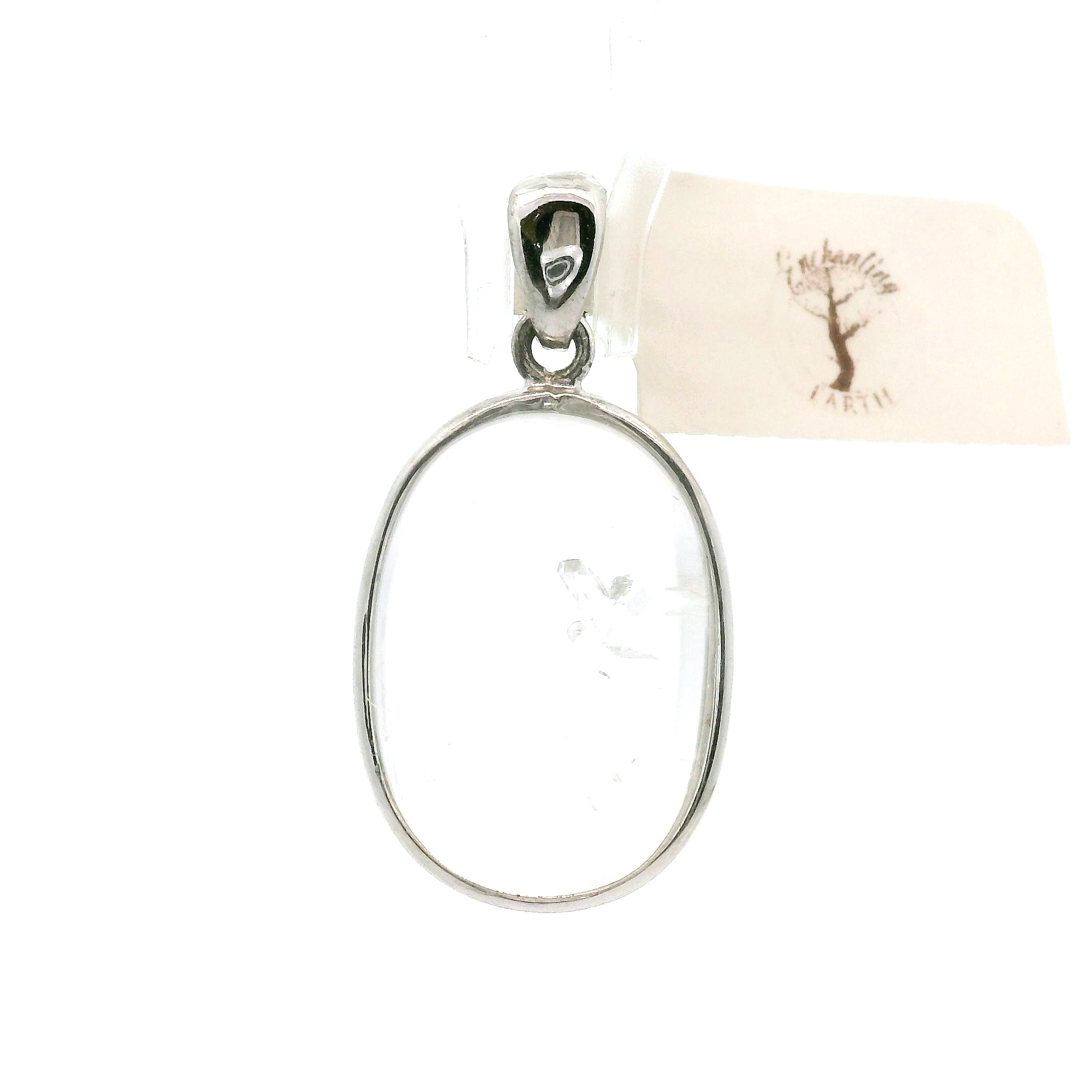 Manifestation Quartz Pendant .925 Silver for Intention Setting and Manifesting your Desires