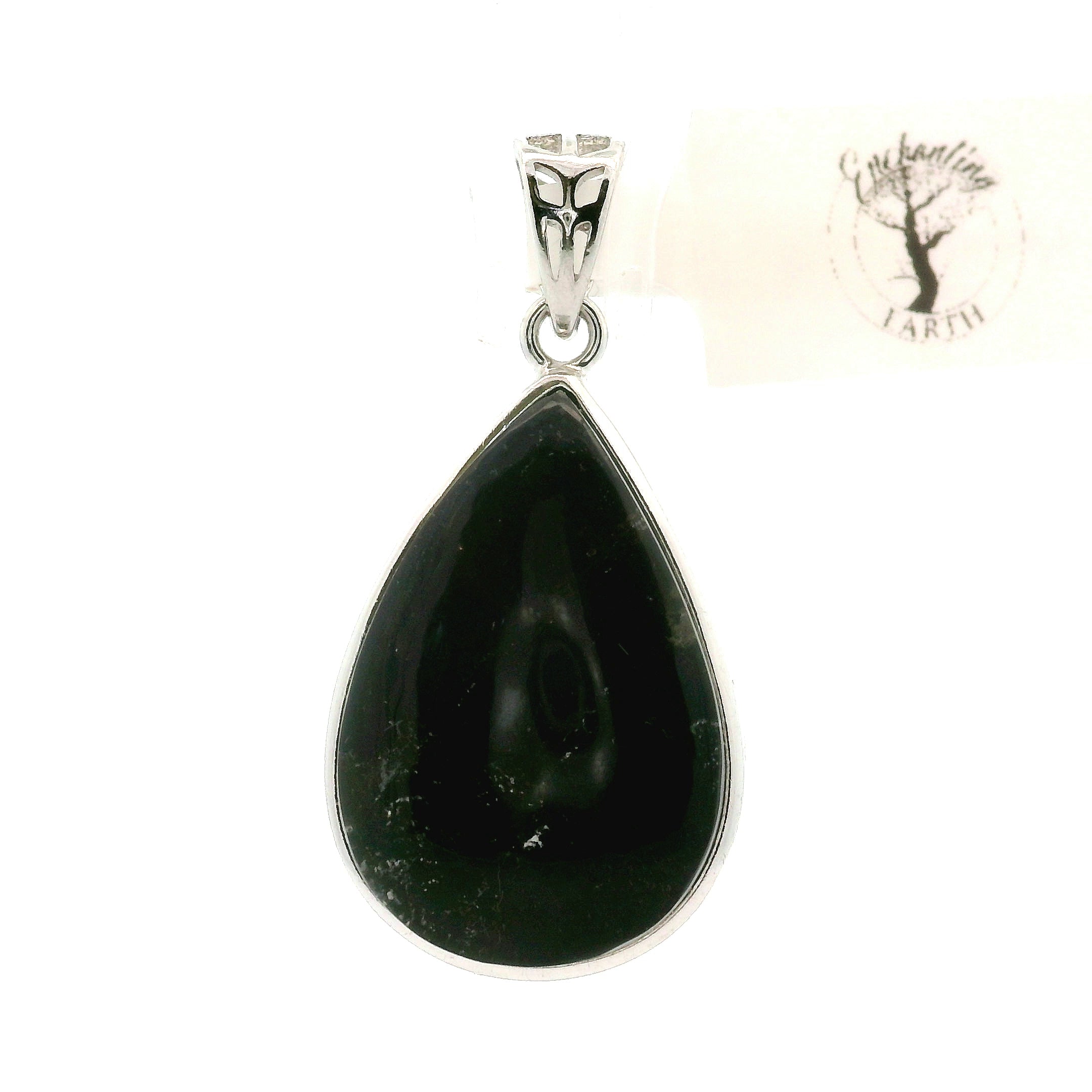 Purperite with Quartz Overlay Pendant .925 Silver for Spiritual Growth and Purification