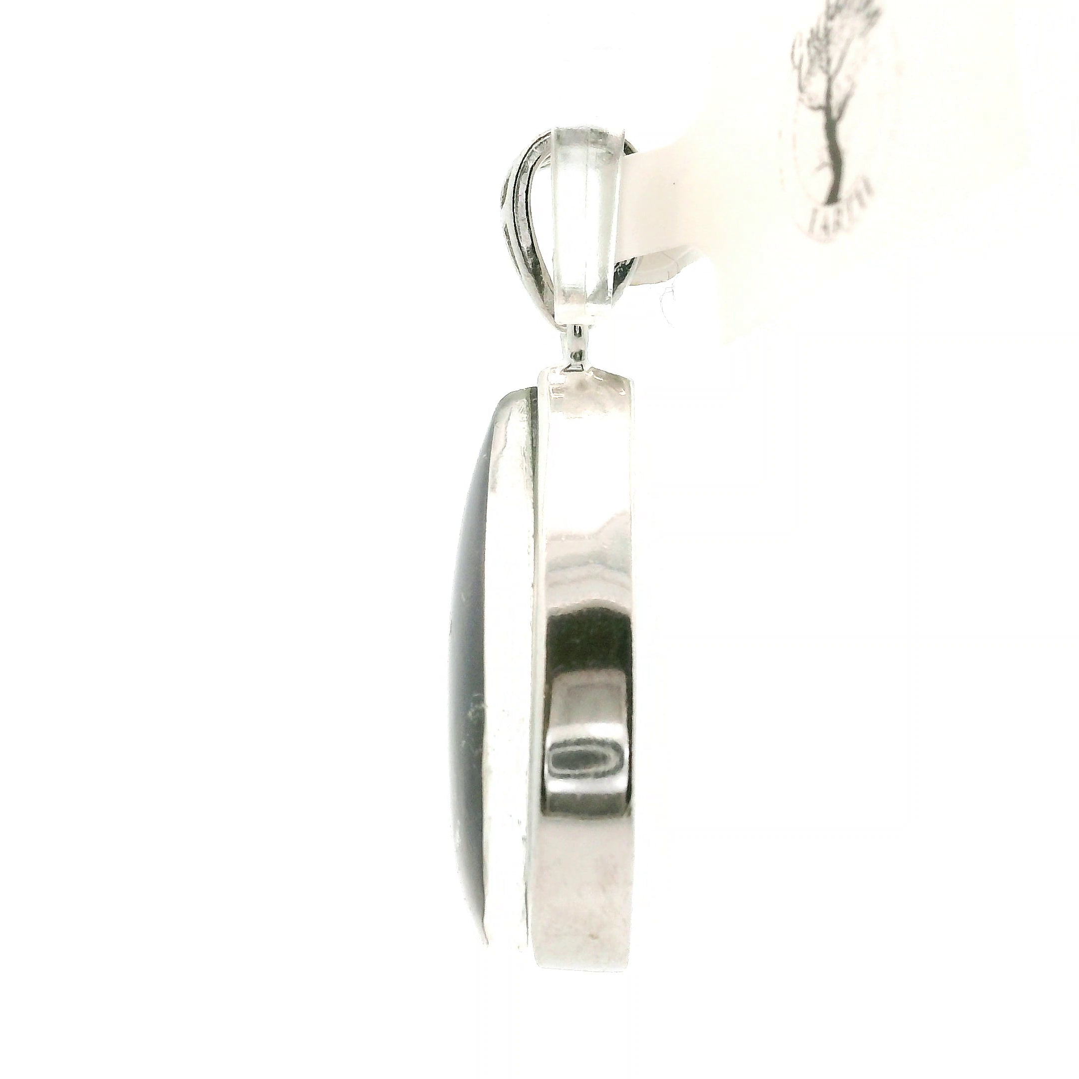 Purperite with Quartz Overlay Pendant .925 Silver for Spiritual Growth and Purification