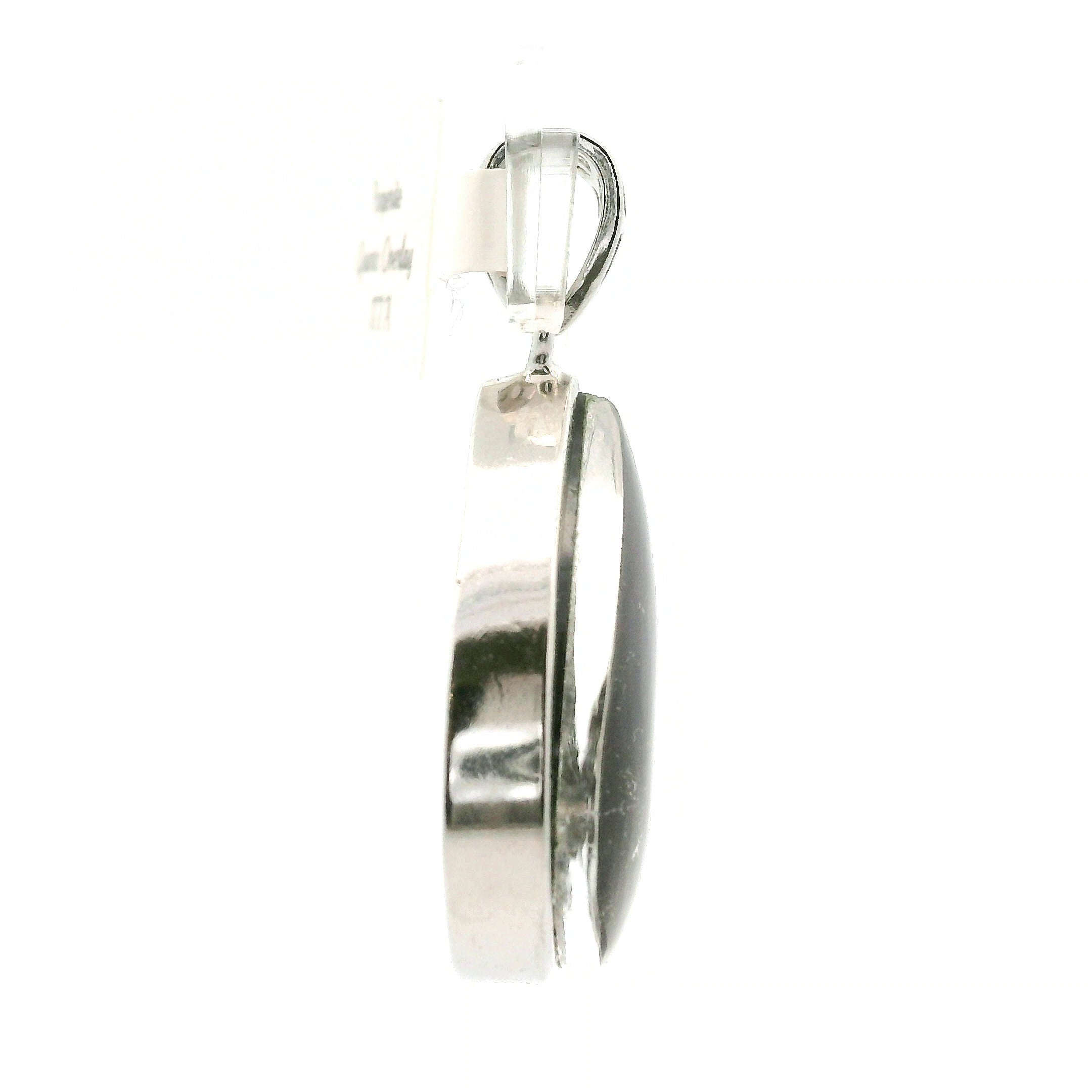 Purperite with Quartz Overlay Pendant .925 Silver for Spiritual Growth and Purification
