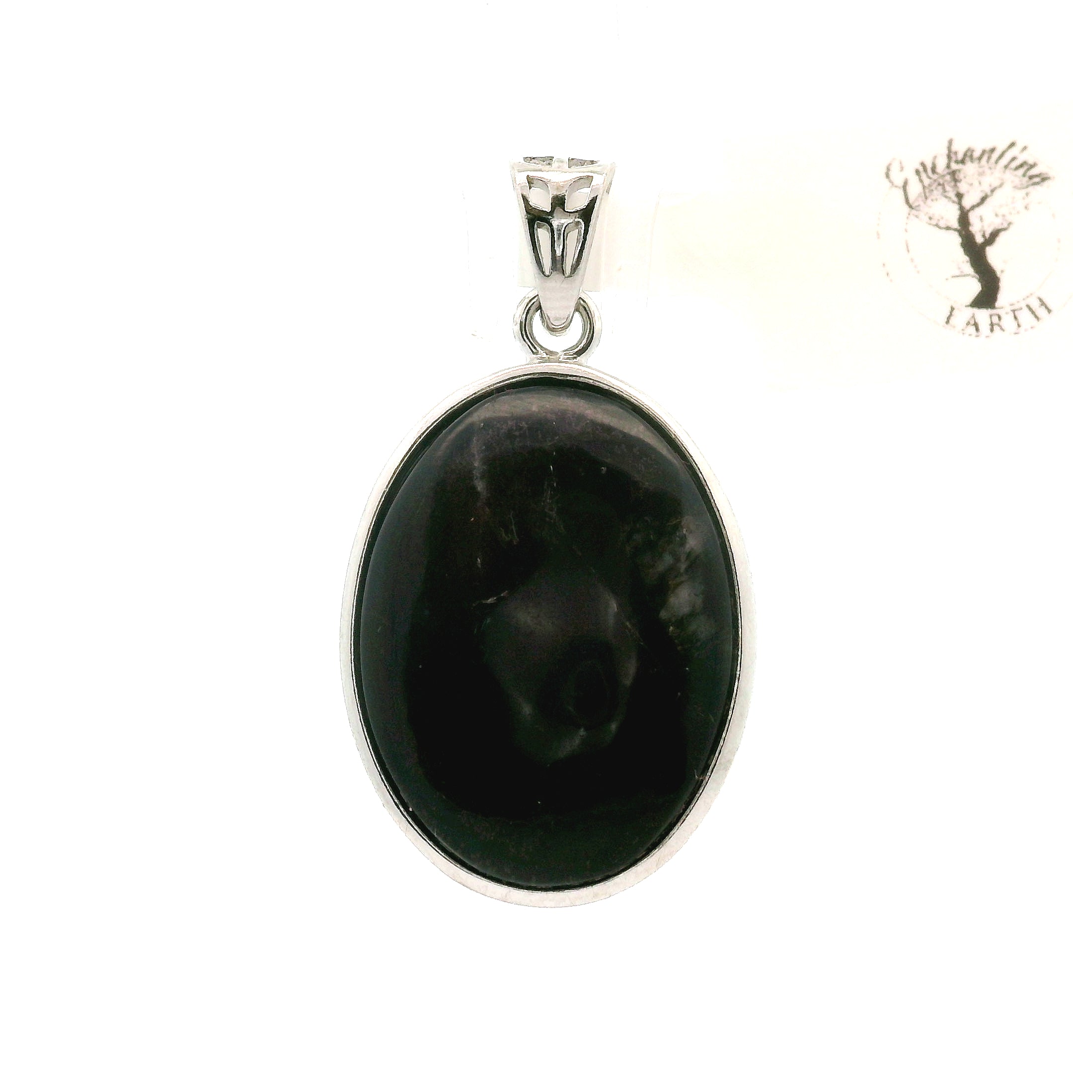 Purperite with Quartz Overlay Pendant .925 Silver for Spiritual Growth and Purification