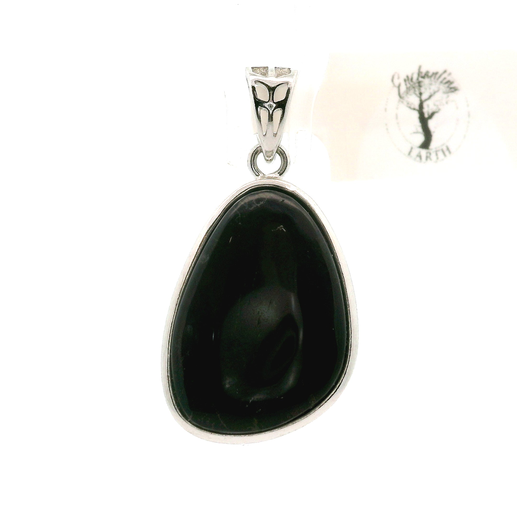 Purperite with Quartz Overlay Pendant .925 Silver for Spiritual Growth and Purification