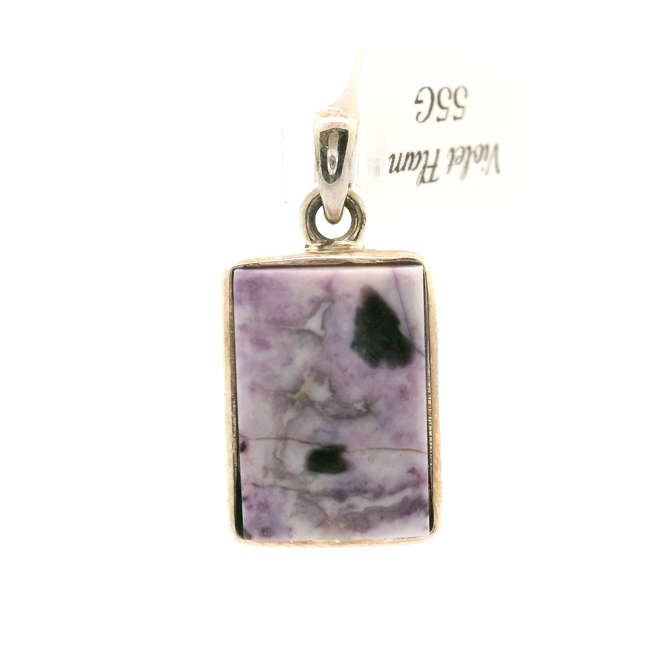Violet Flame Pendants .925 Silver for Harmonizing your Relationships