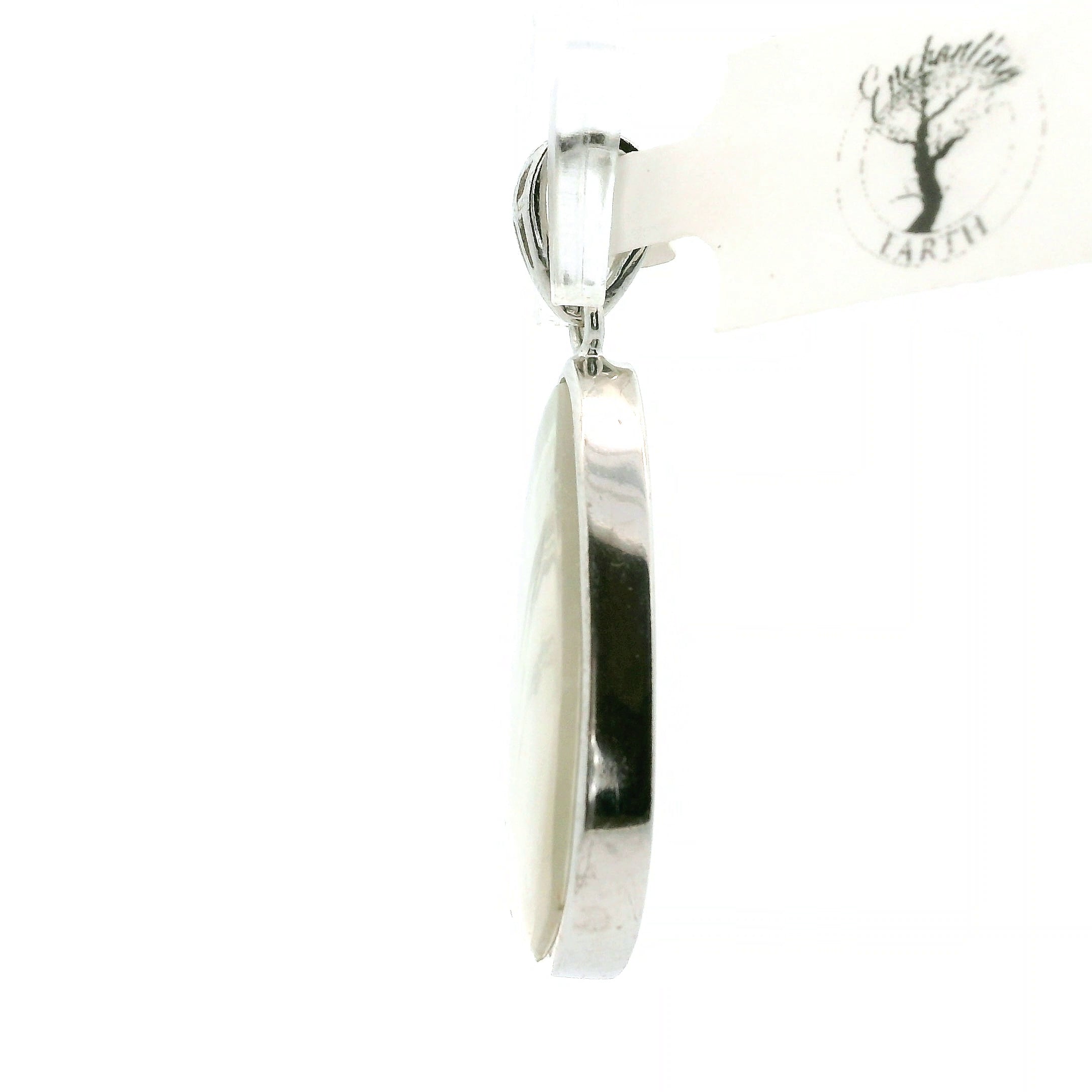 Malawi Moonstone Pendant .925 Silver for Intuition and Energetic Purification