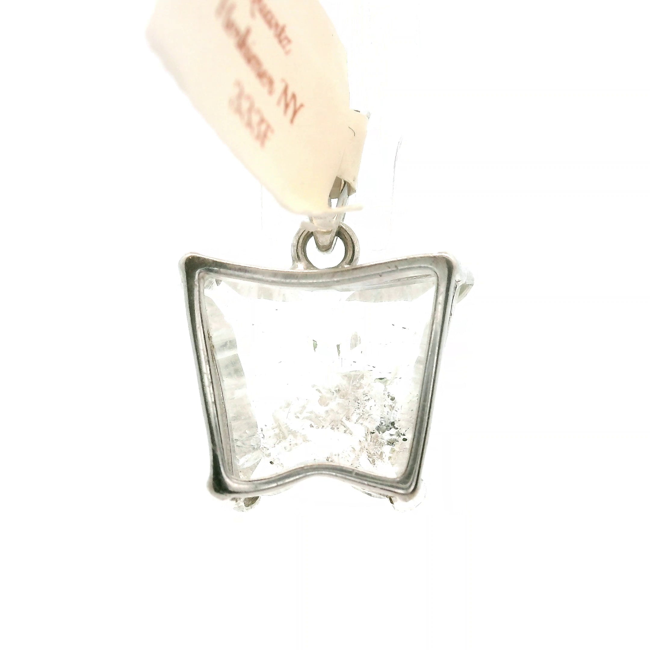 Herkimer Diamond Pendant .925 Silver for Connection with Higher Realms, Peace and Self Acceptance