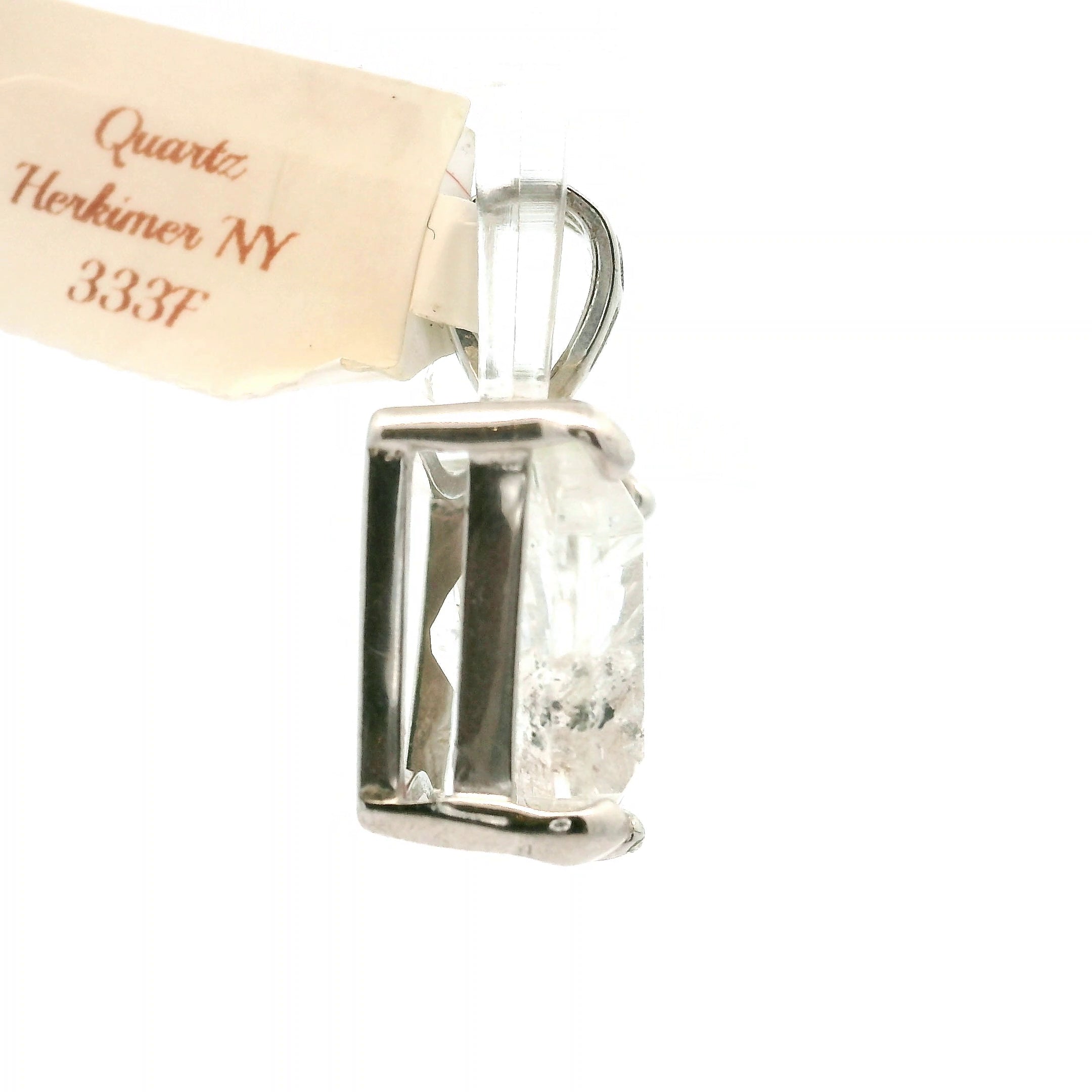 Herkimer Diamond Pendant .925 Silver for Connection with Higher Realms, Peace and Self Acceptance