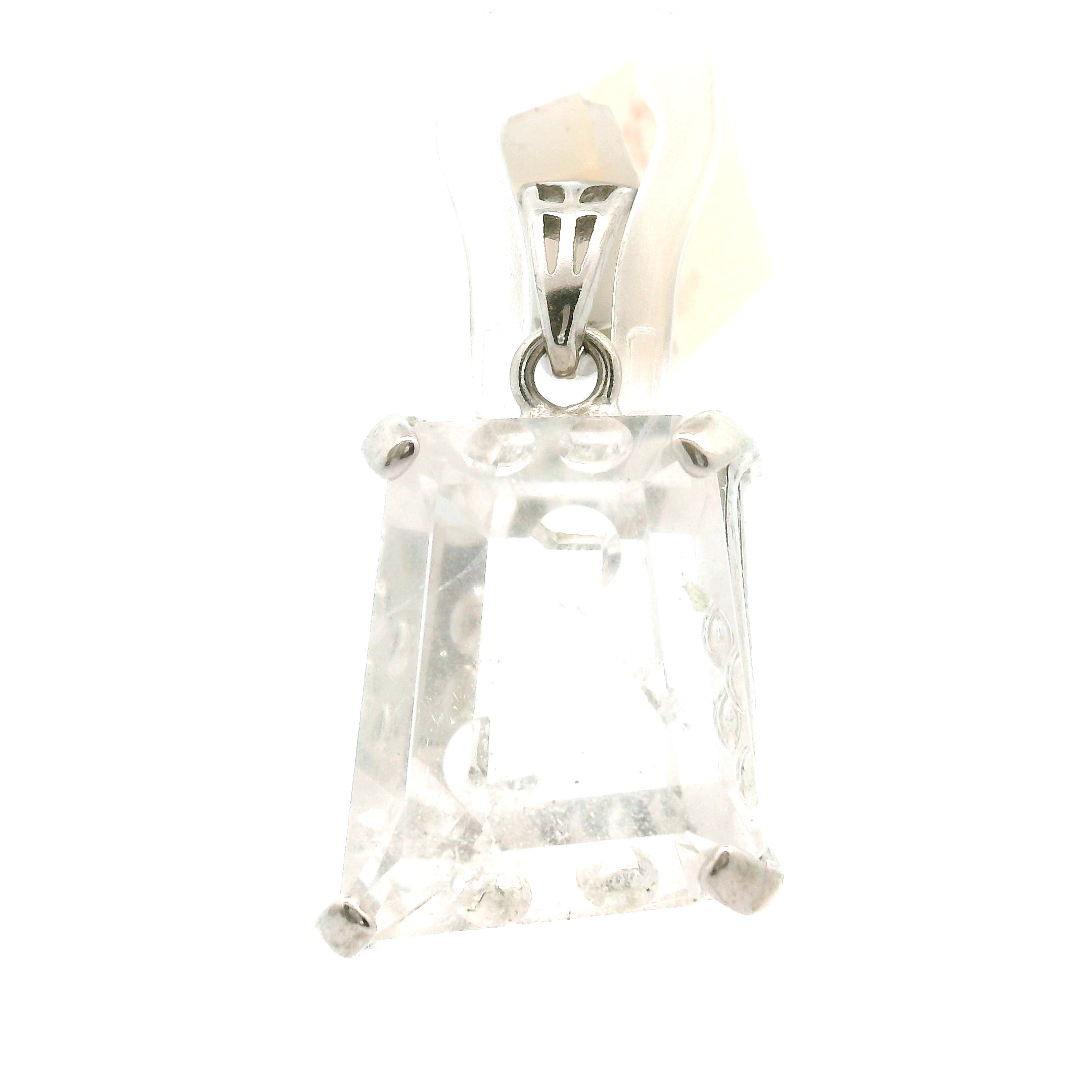 Herkimer Diamond Pendant .925 Silver for Connection with Higher Realms, Peace and Self Acceptance