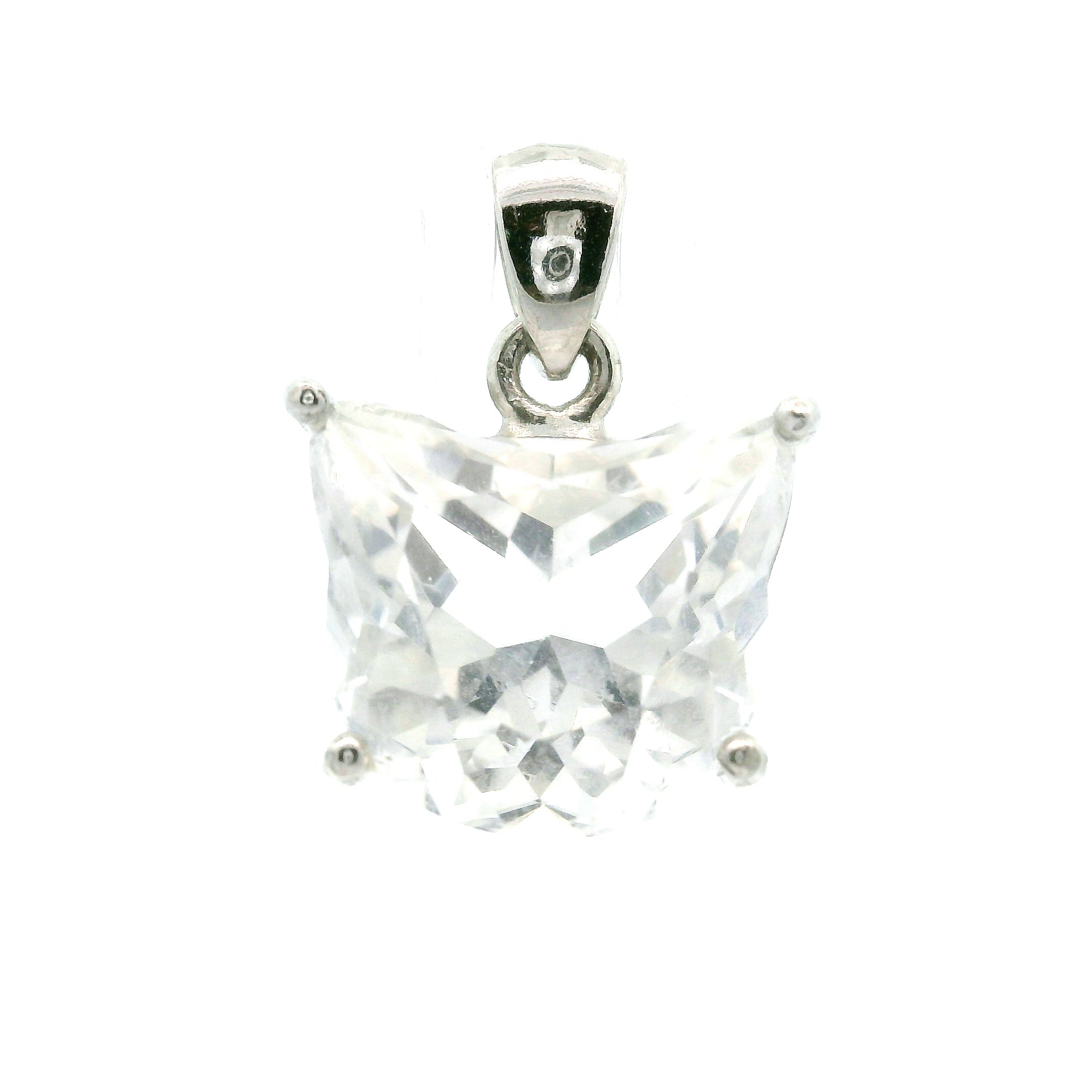 Clear Quartz Cat Pendant .925 Silver for Healing, Intention Setting and Manifesting your Desires