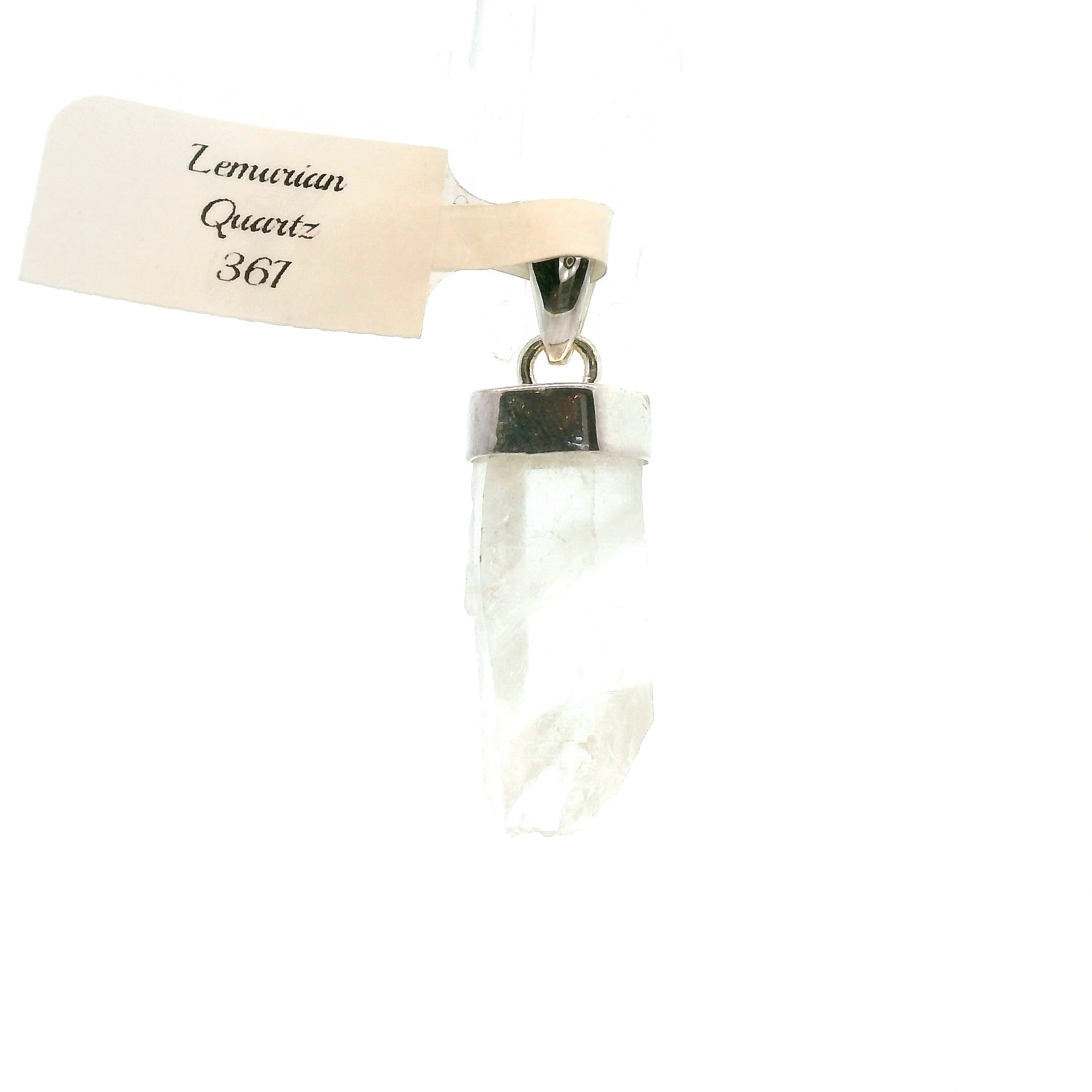 Lemurian Quartz Pendant .925 Silver for Healing, Intention Setting and Manifesting your Desires