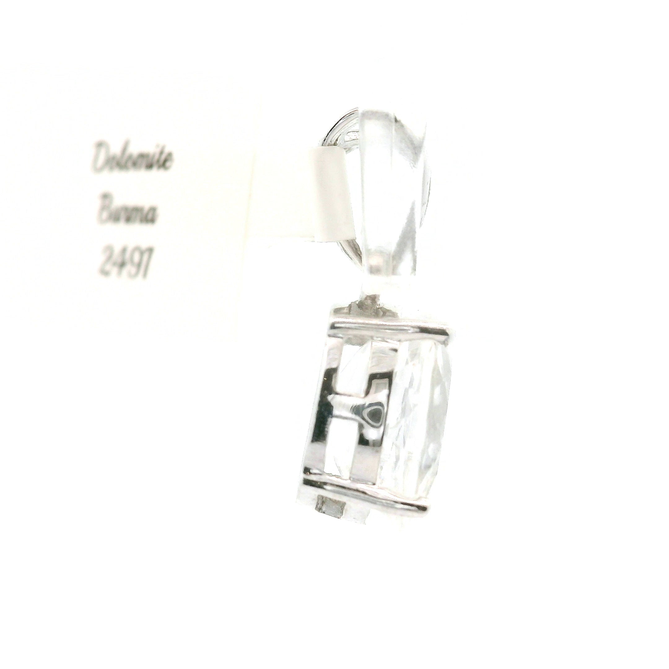 Dolomite Burma Pendants 925 Silver for Chakra Alignment and Energy Cleansing