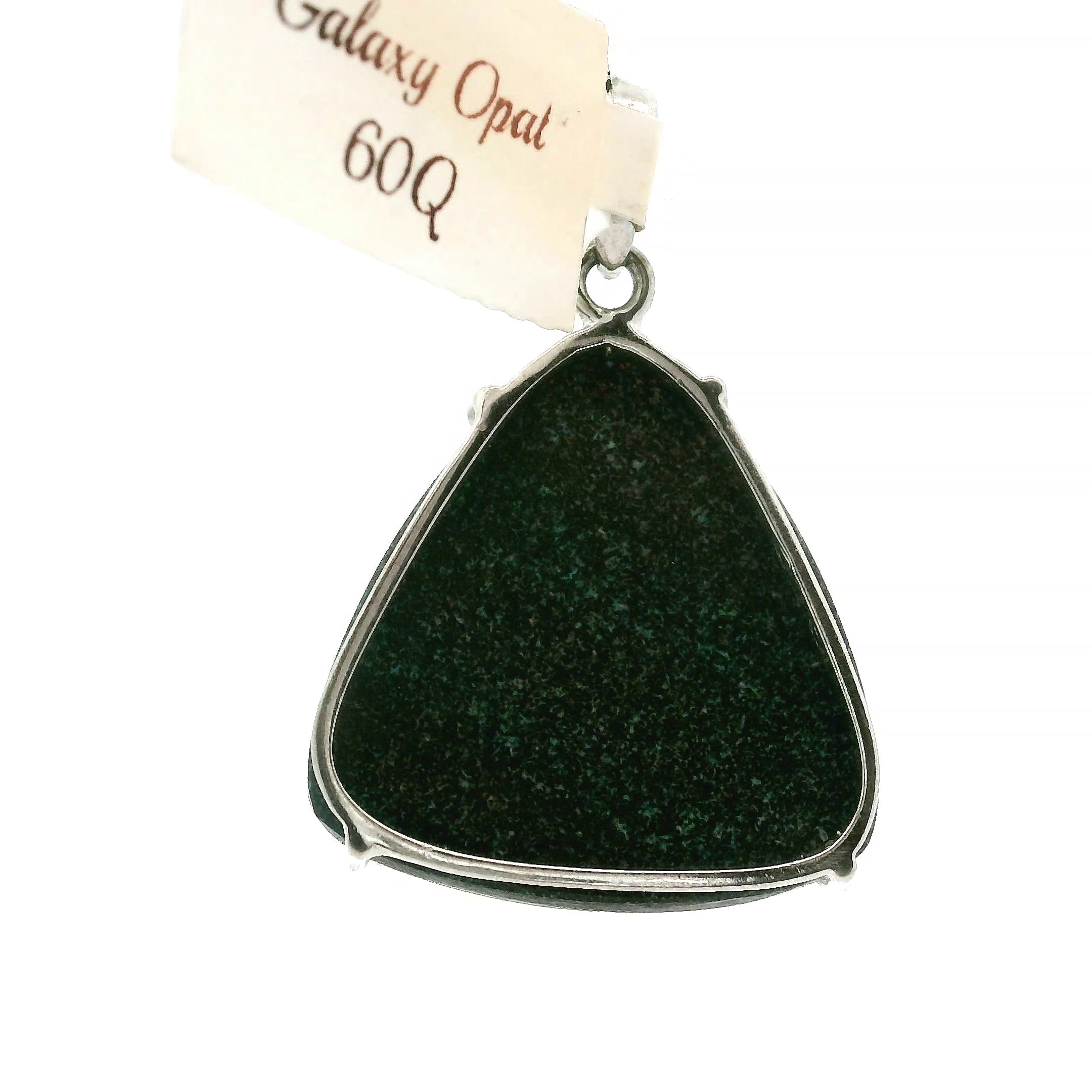 Galaxy Opal Pendant .925 Silver for Subtle Energy and Cosmic Expansion