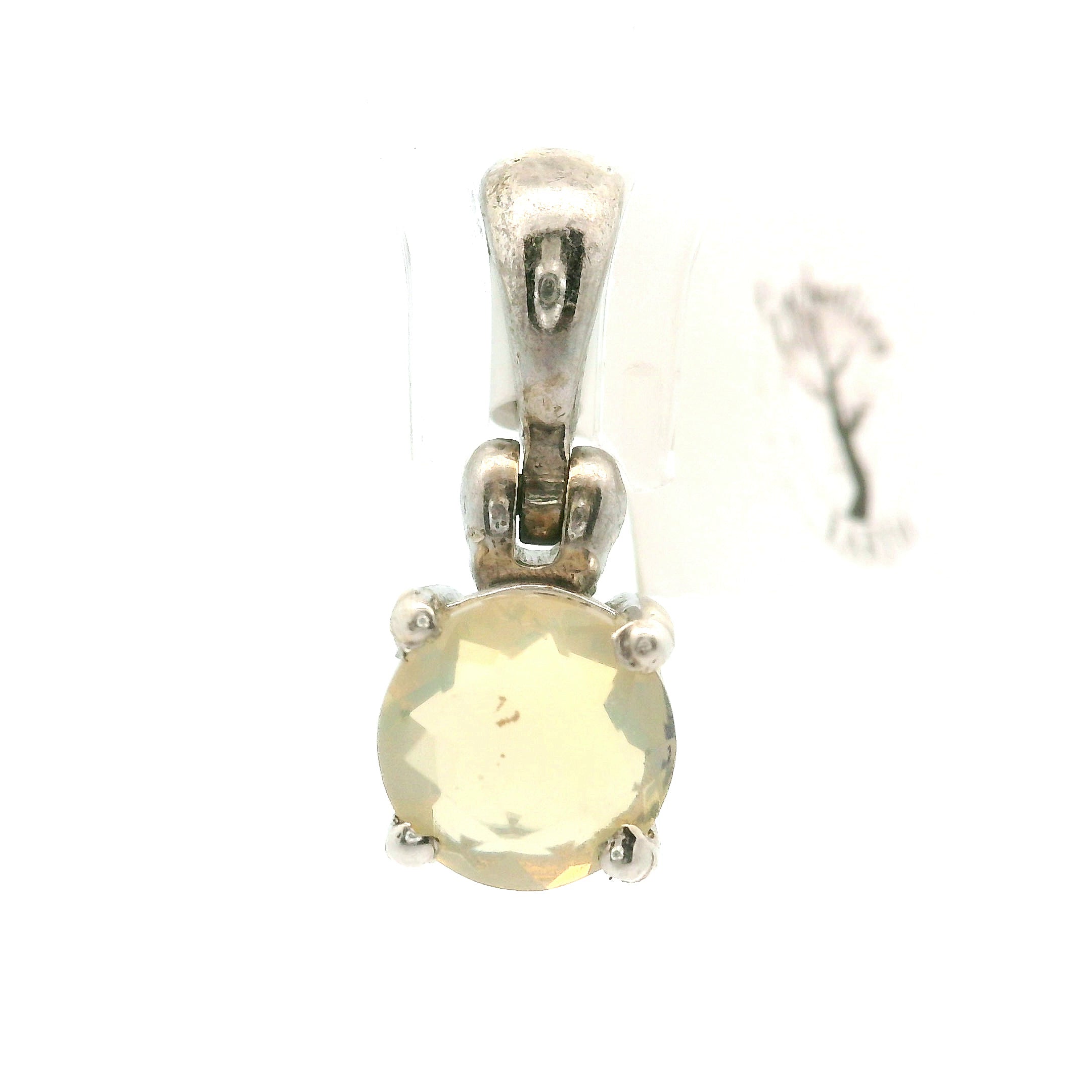 Ethiopian Opal Pendant .925 Silver for Transformation and Aura Balancing