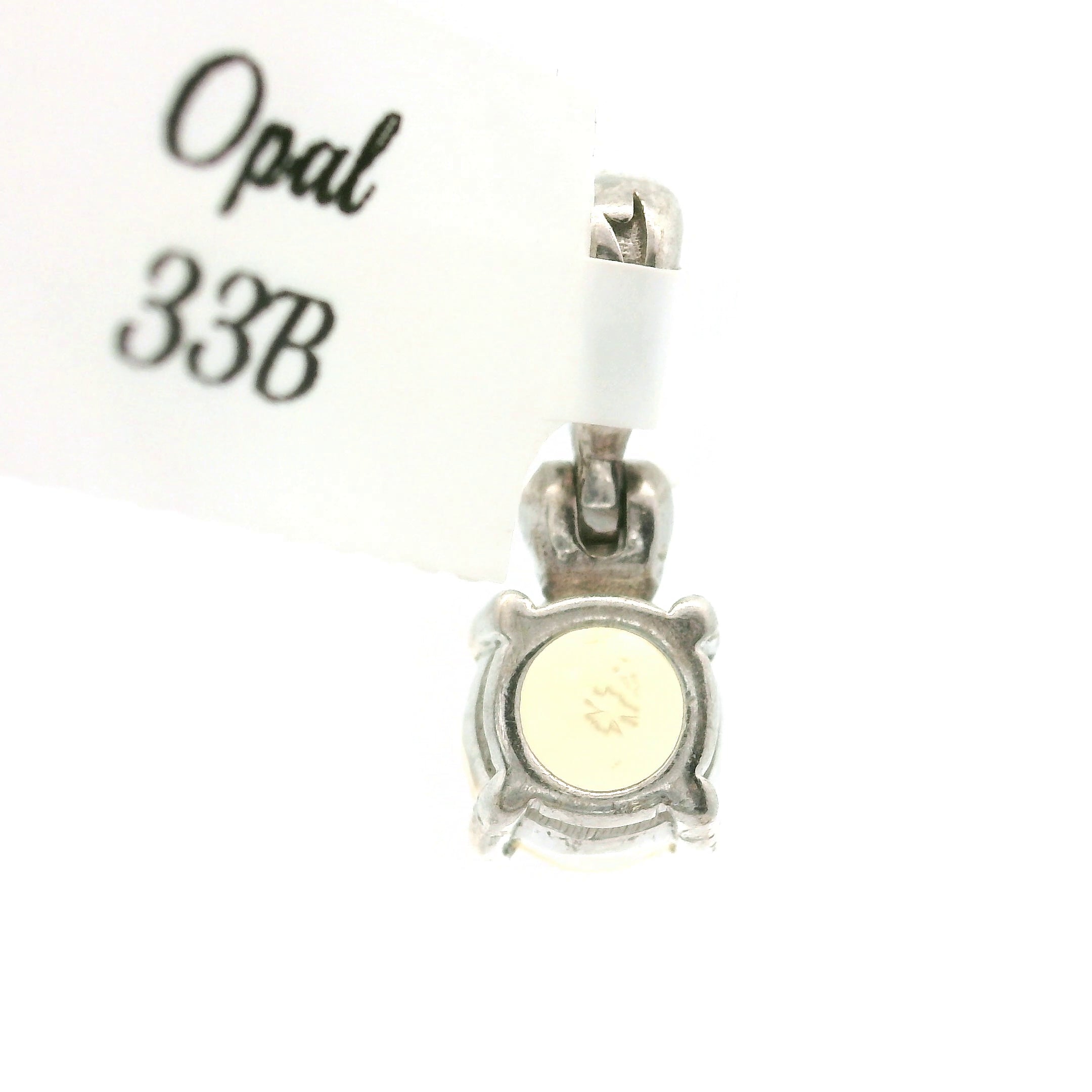 Ethiopian Opal Pendant .925 Silver for Transformation and Aura Balancing