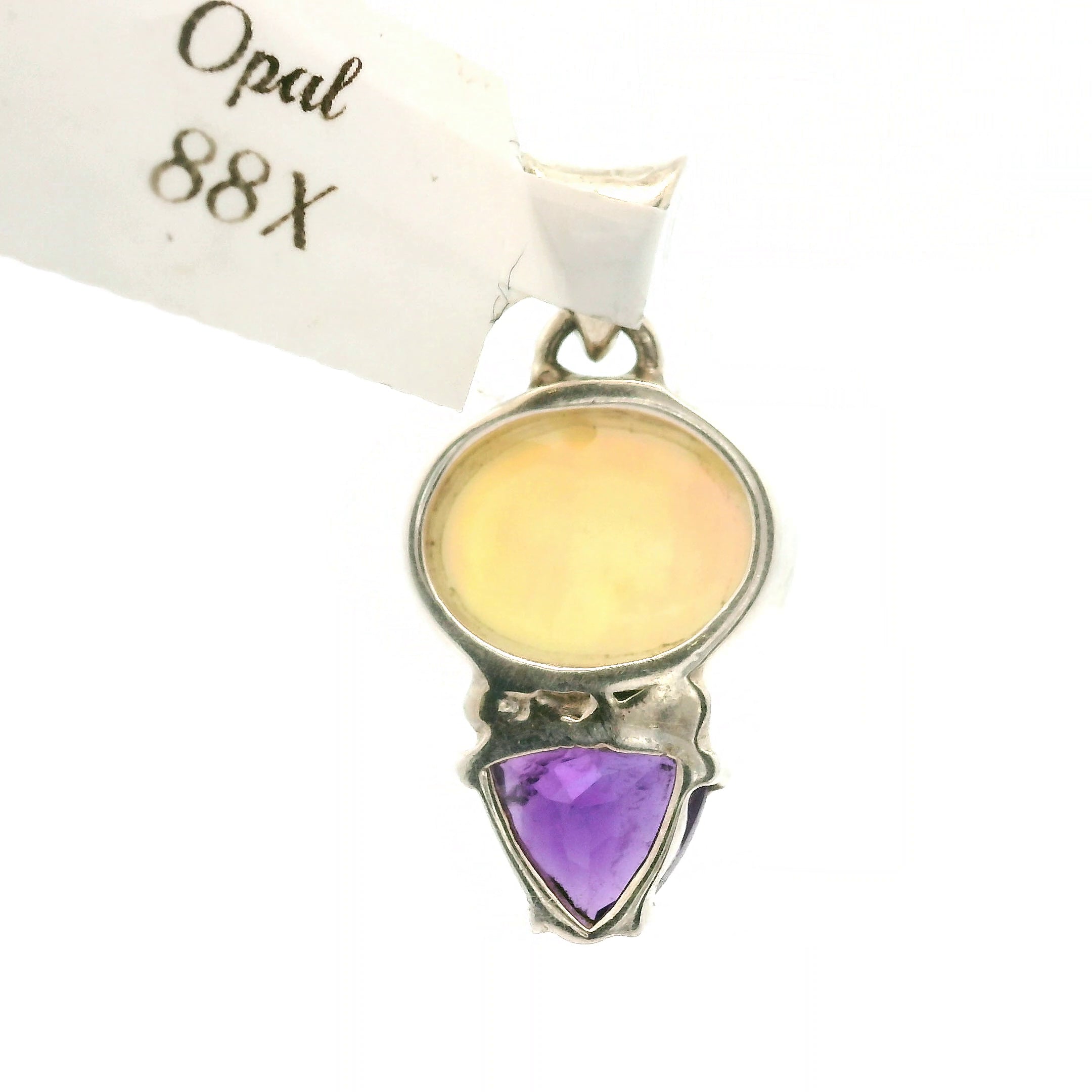 Ethiopian Opal Multi-Stone Pendants .925 Silver for Transformation and Aura Balancing
