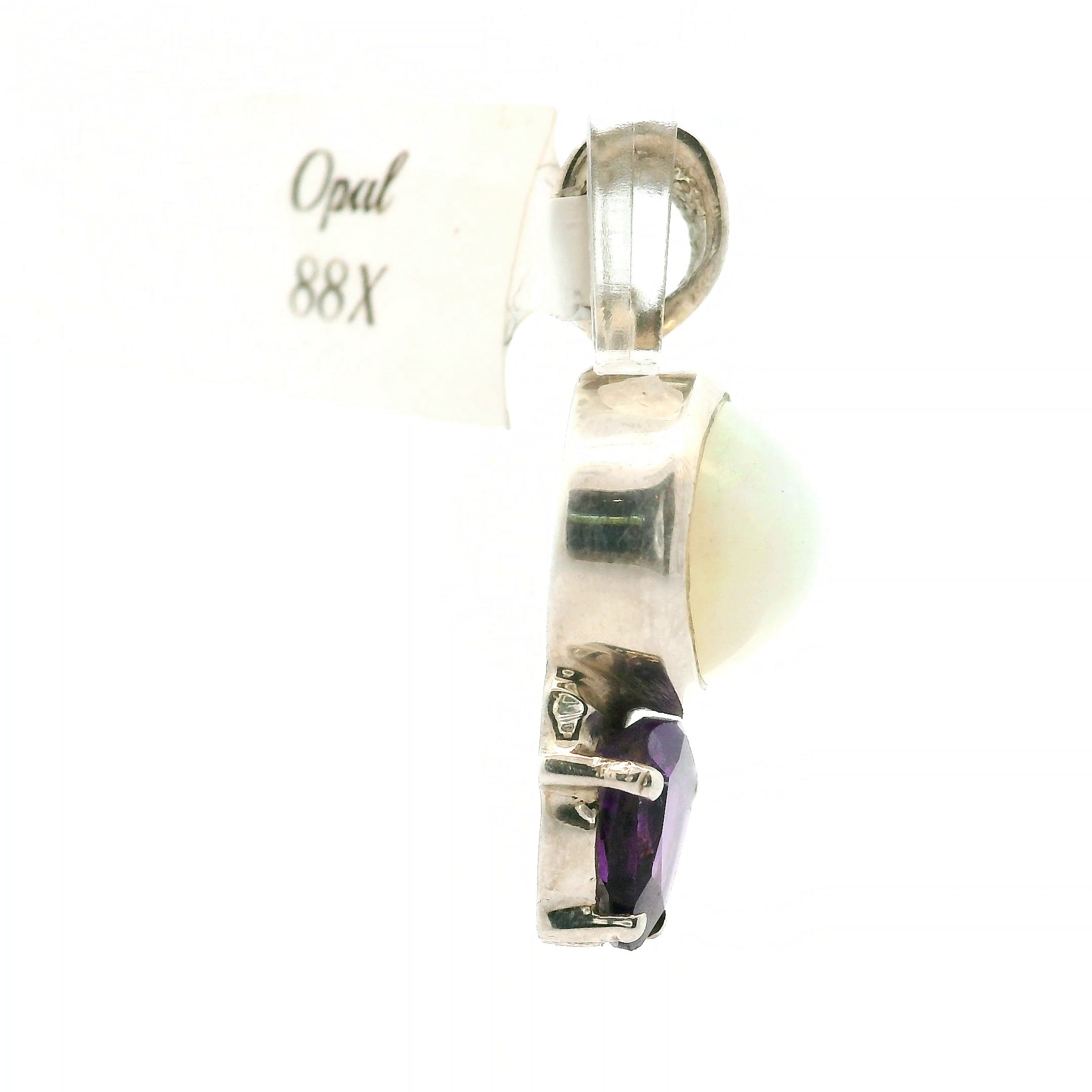 Ethiopian Opal Multi-Stone Pendants .925 Silver for Transformation and Aura Balancing