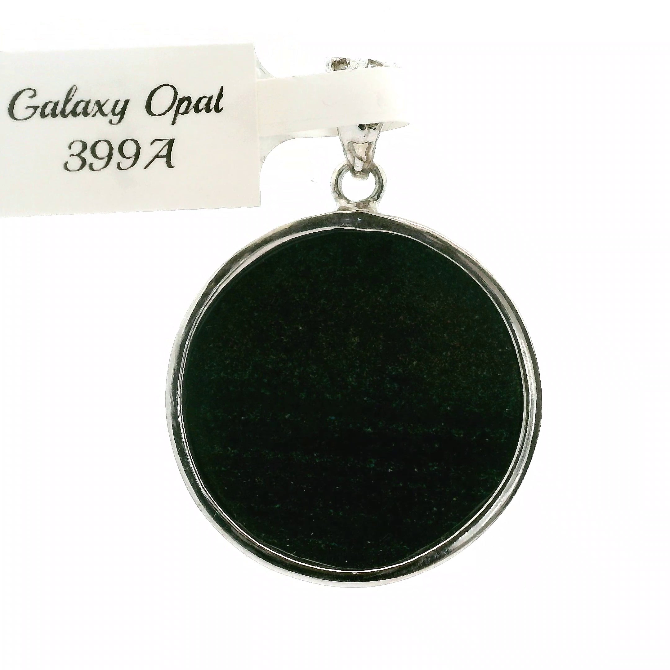 Galaxy Opal Pendant .925 Silver for Subtle Energy and Cosmic Expansion