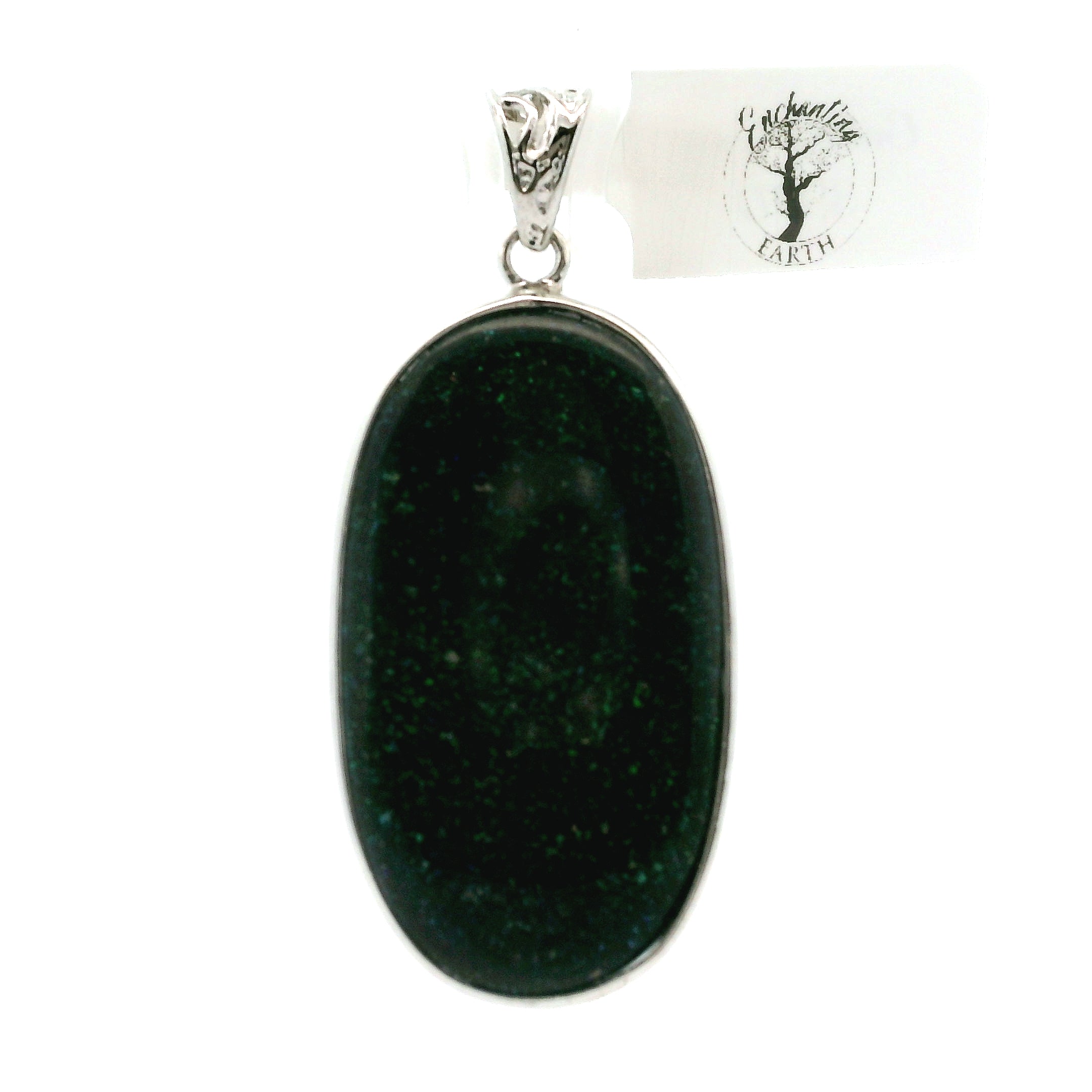 Galaxy Opal Pendant .925 Silver for Subtle Energy and Cosmic Expansion