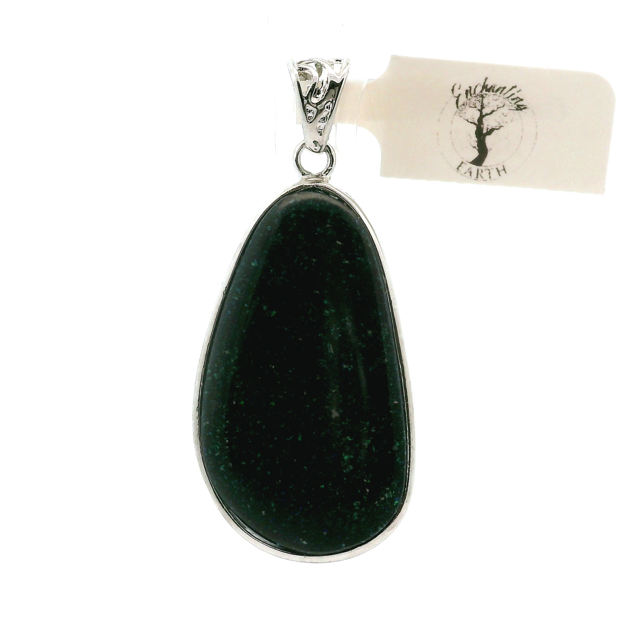 Galaxy Opal Pendant .925 Silver for Subtle Energy and Cosmic Expansion