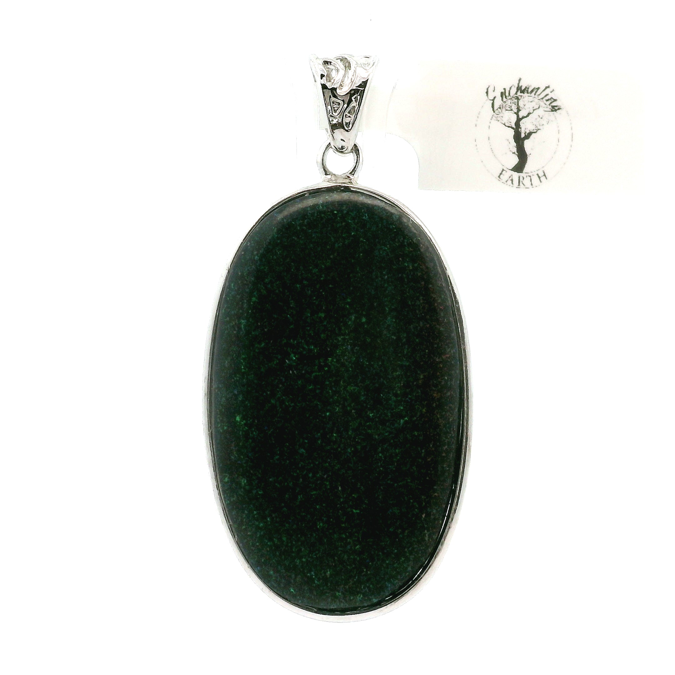 Galaxy Opal Pendant .925 Silver for Subtle Energy and Cosmic Expansion